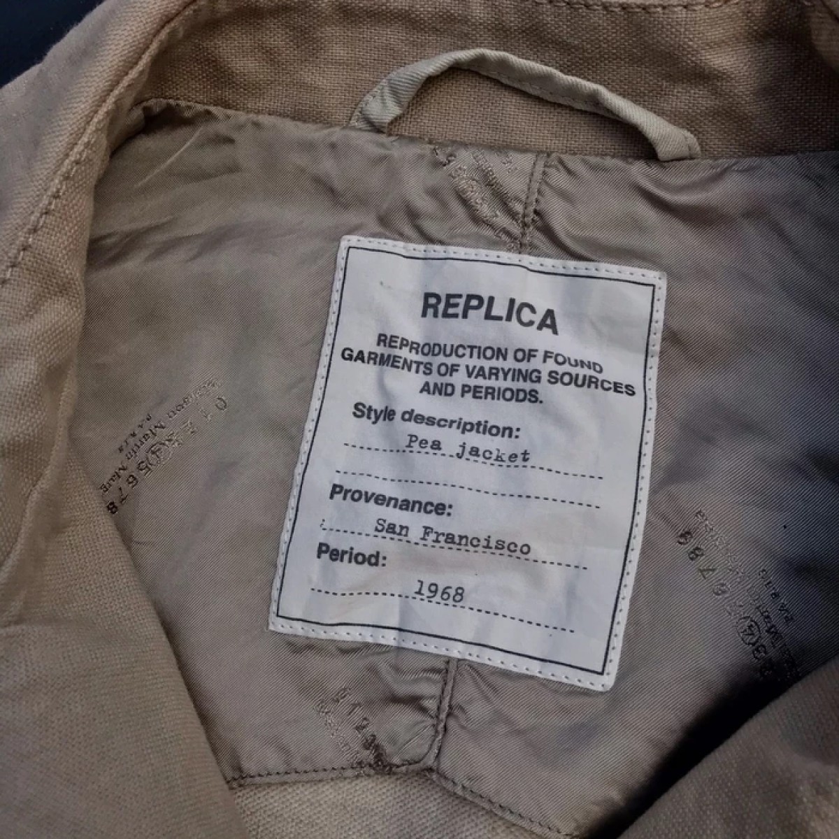 Authentic 1968 Reproduction Replica Pea Jacket - 2