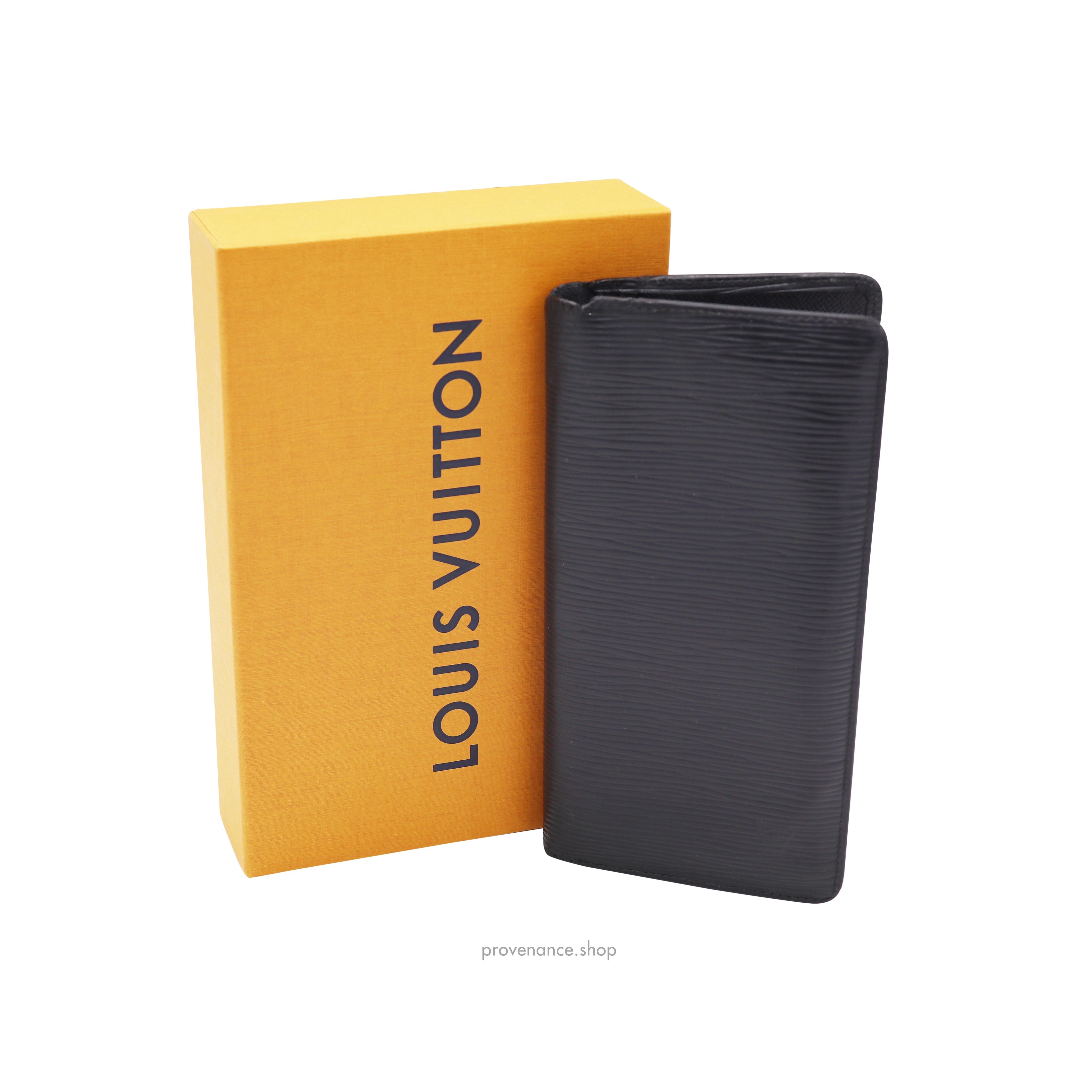 Louis Vuitton Multiple Wallet (3 Card Slot) Epi Black in Epi