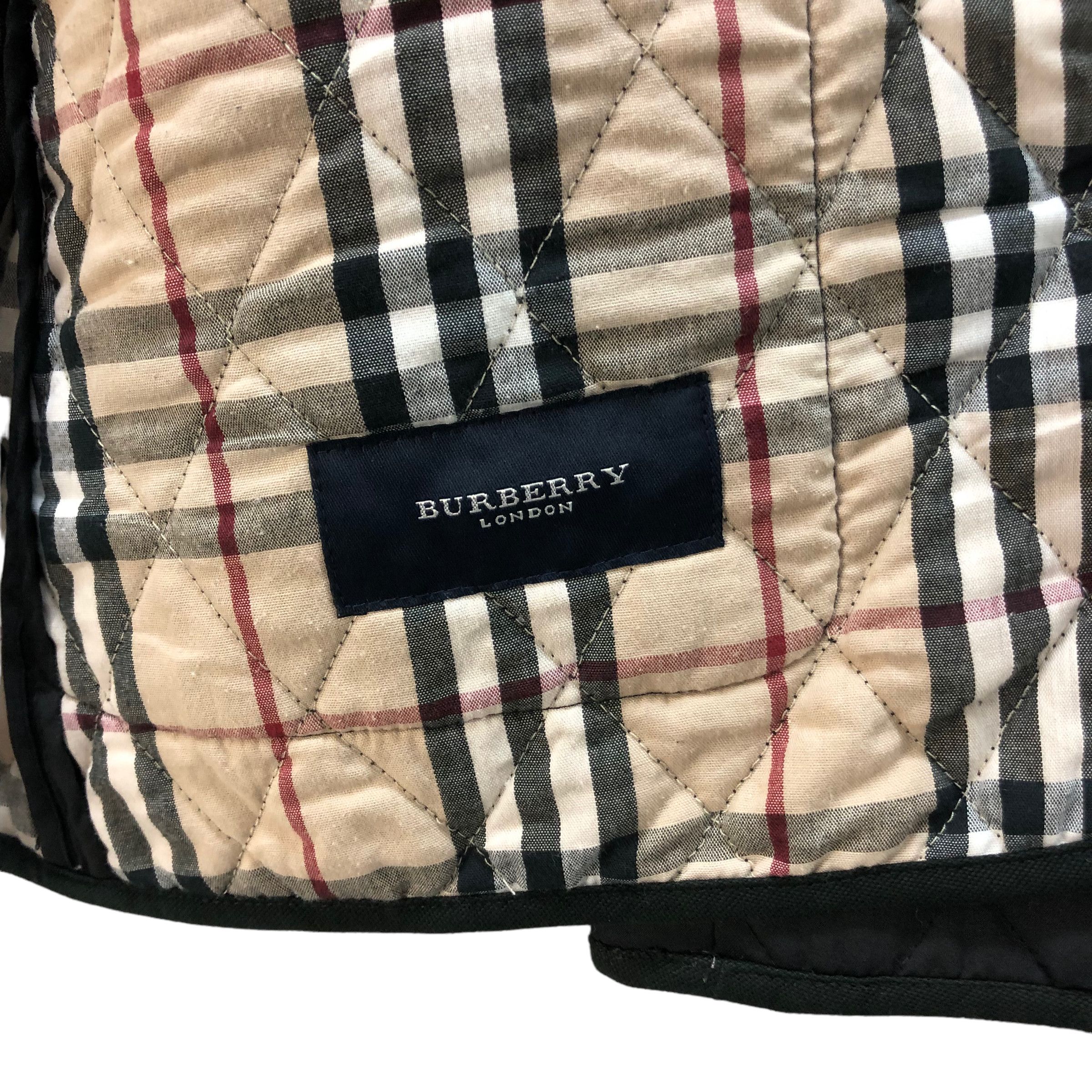 BURBERRY LONDON NOVA CHECK QUILTED JACKET #7238-120 - 7