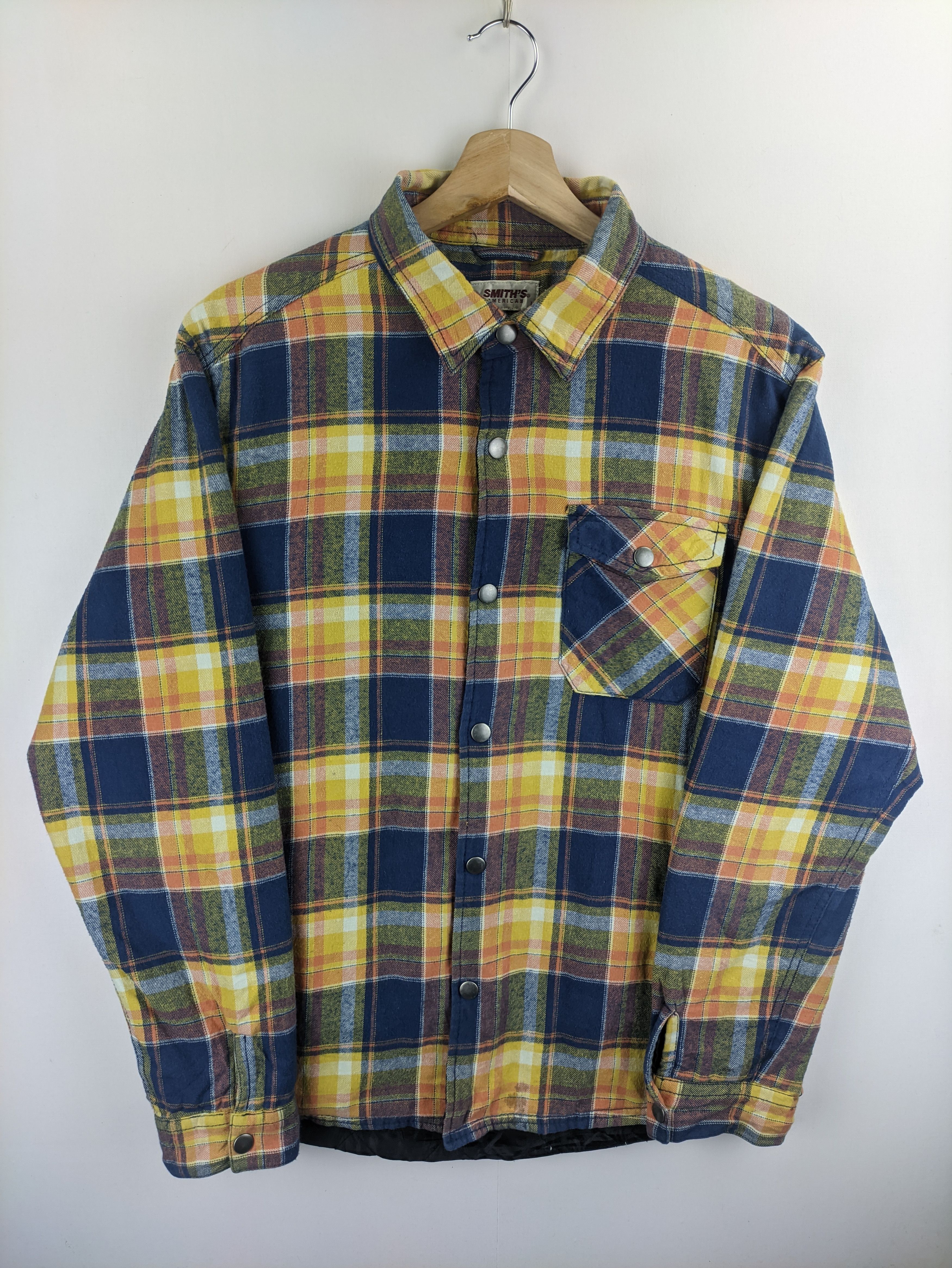 Vintage - Steals🔥Flannel Jacket Plaid by Smith's American - 6