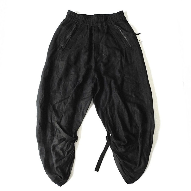JULIUS_7 FW19 RAYON ADJUSTABLE PANTS - 1