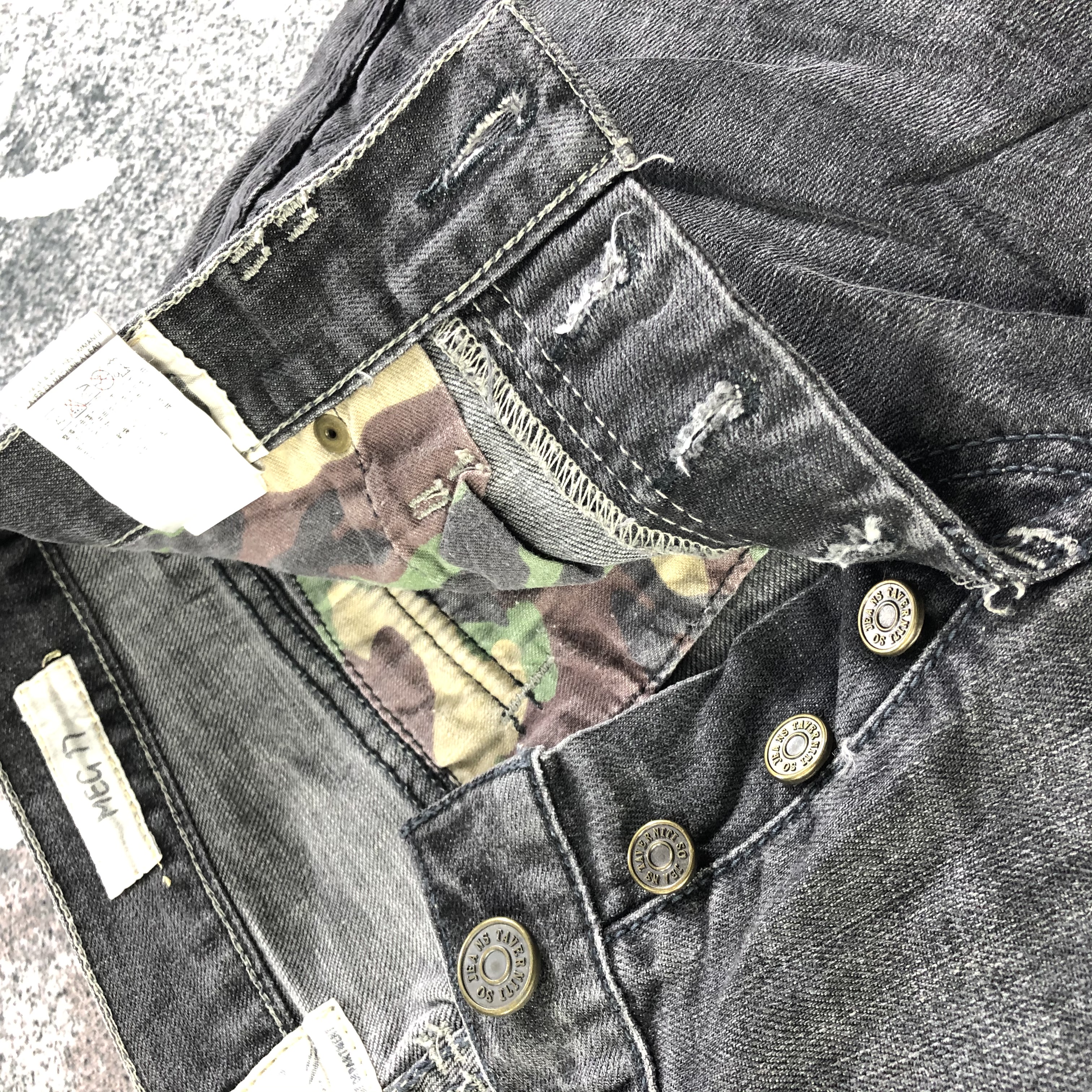 Taverniti - Taverniti Jeans Faded Black Denim KJ2171