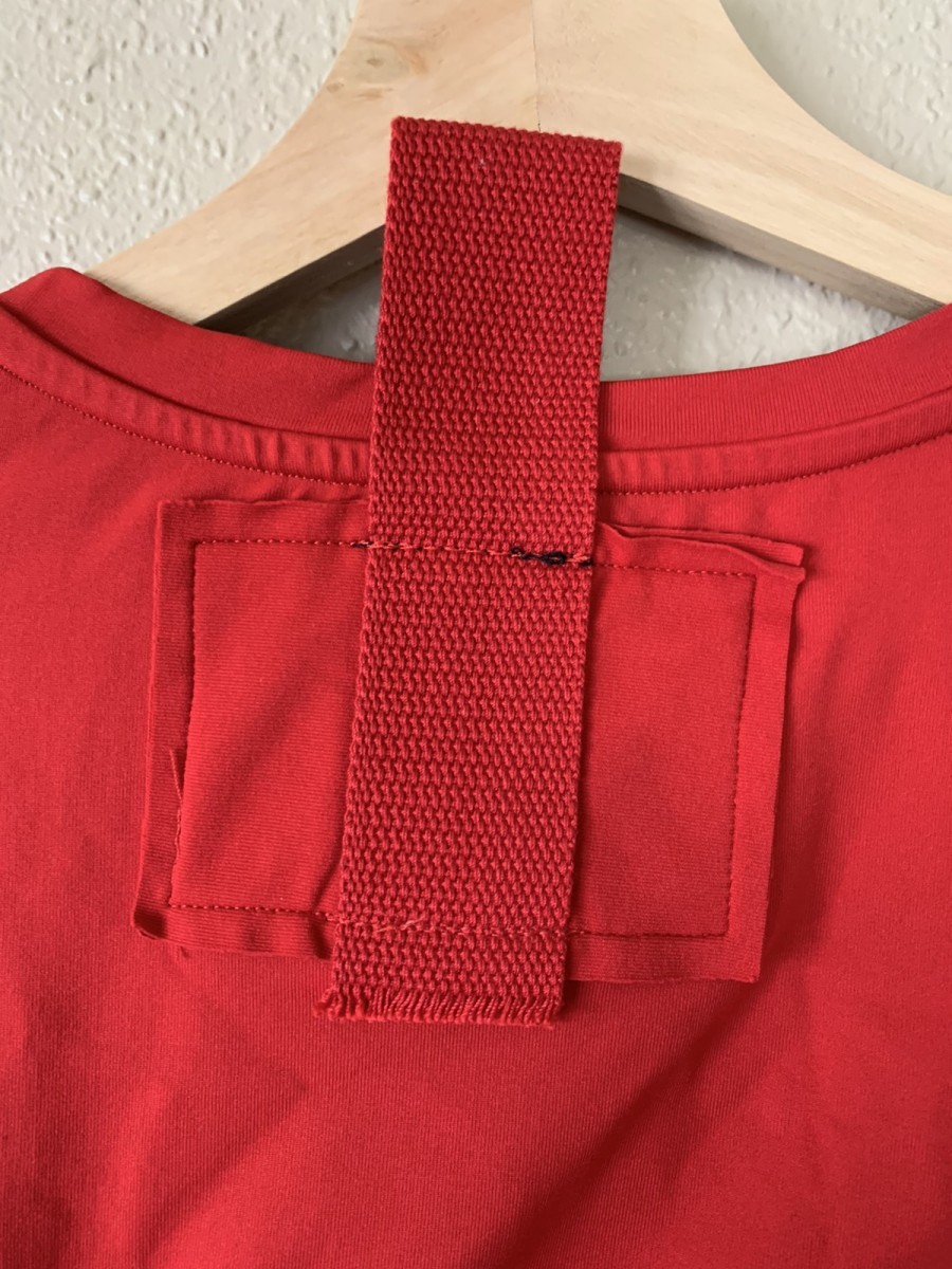 Craig green FW15 red lace up shirt - 7