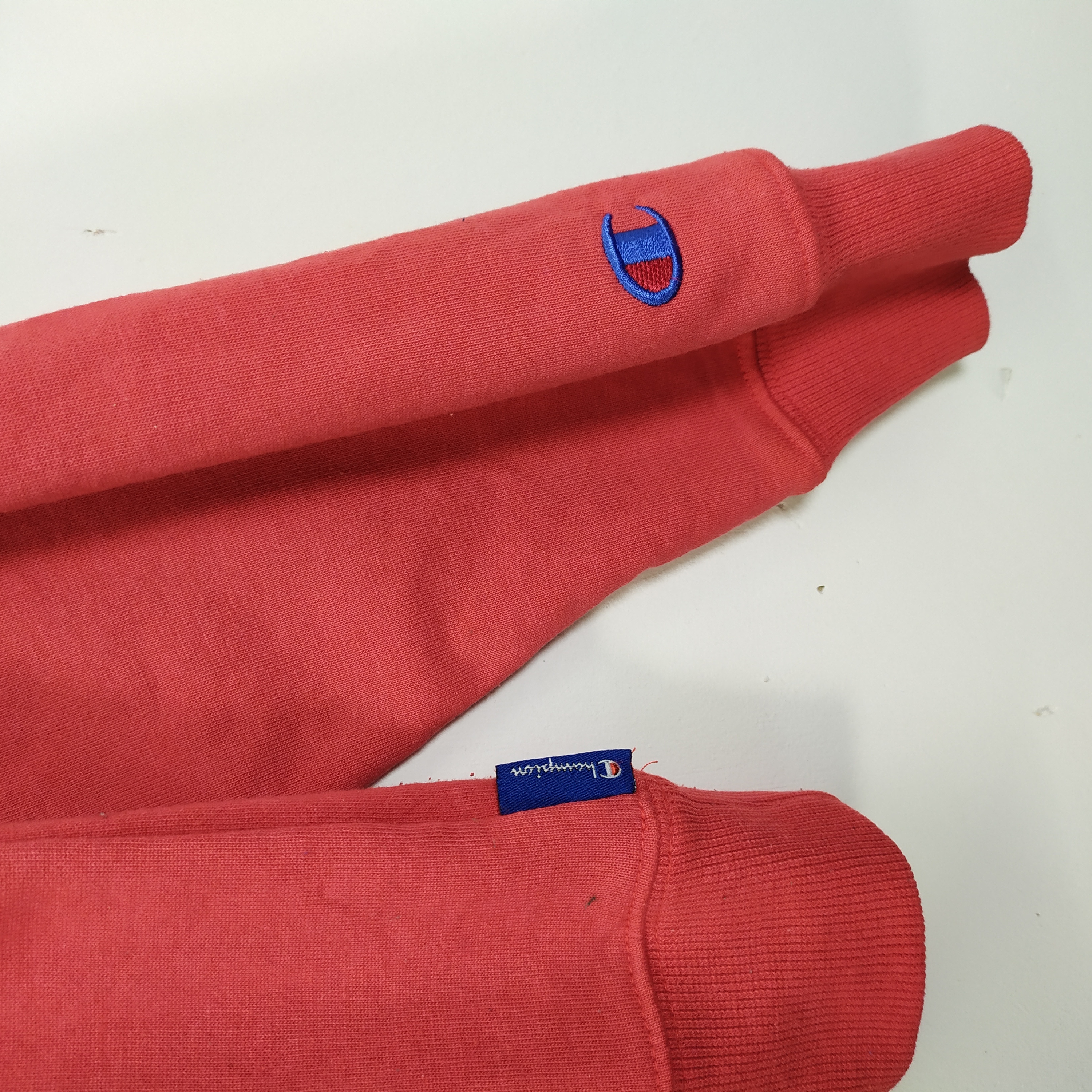 Champion Embroidery Big Logo Red Sweatshirts #229-7 - 3