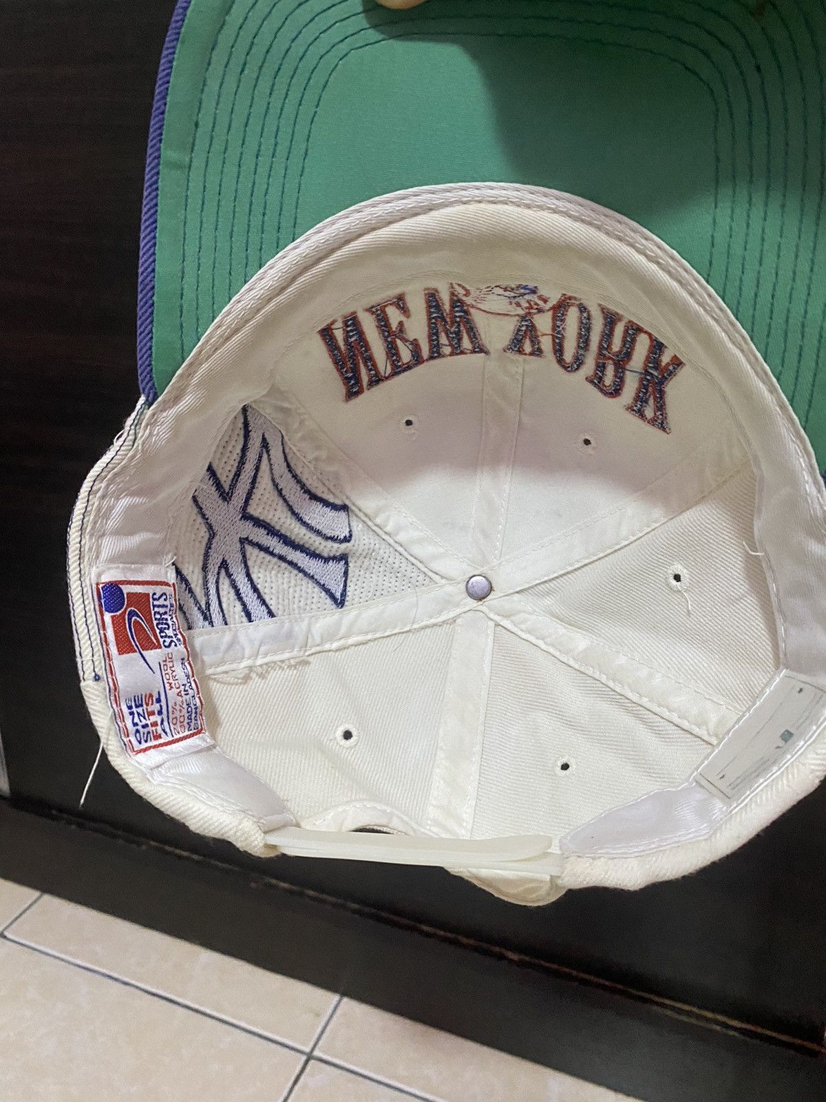MLB - Vintage New York Yankees Iconic Logo Nice Design Hat - 6