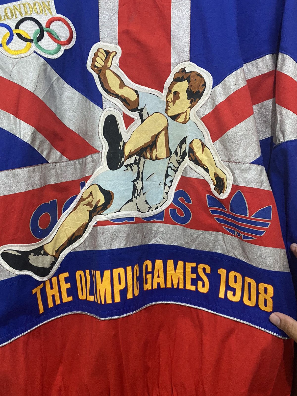 Vtg Adidas Olympic 1948 Games Crewneck AOP Collection - 4