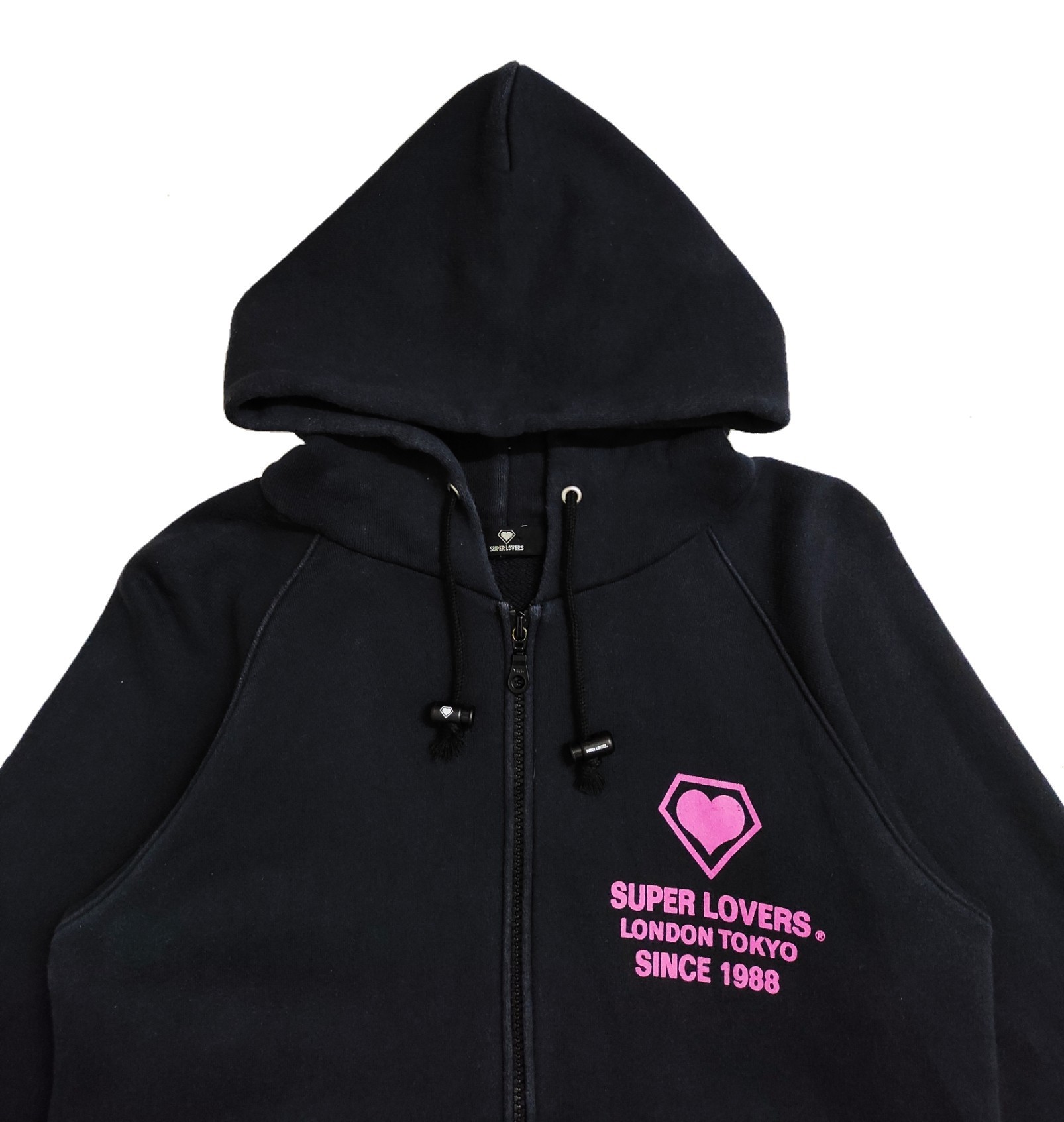 Japanese Brand - SUPER LOVERS LONDON TOKYO SINCE 1988 Raglan Sweat HOODIES - 7