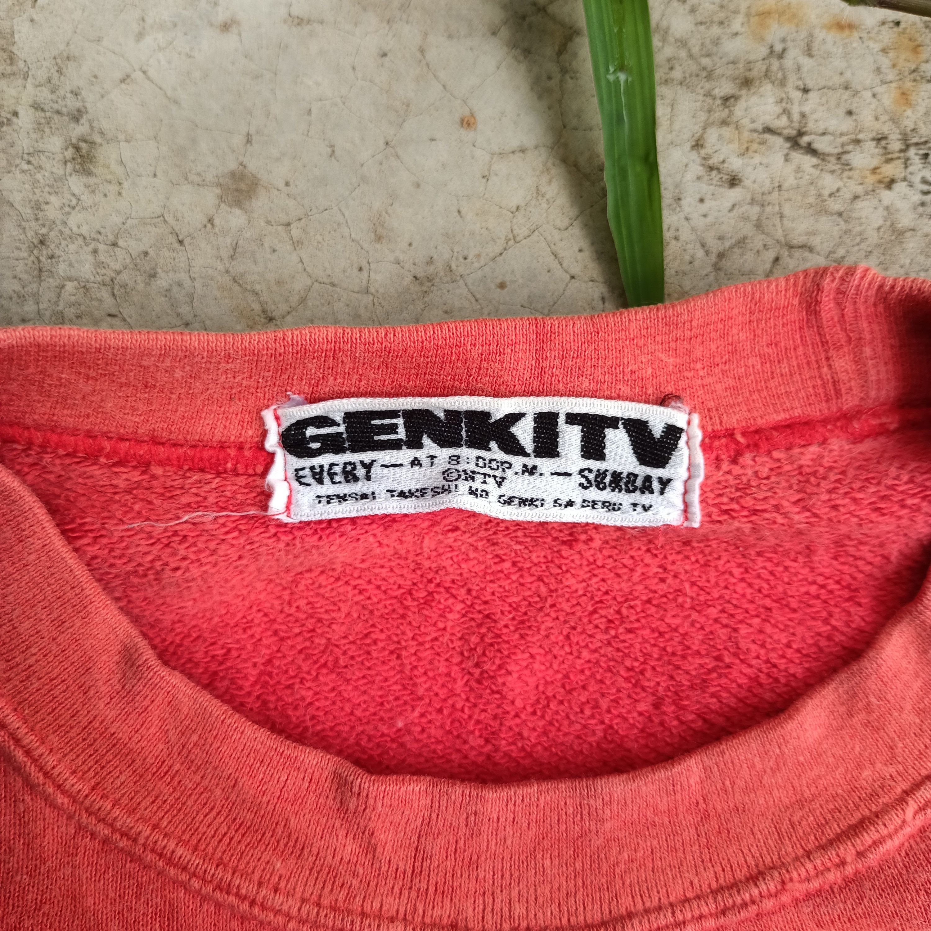 Steal💥 Vintage 90s Genki TV Printed Sweatshirt - 4