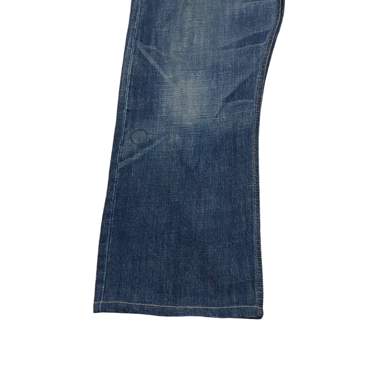 'HEARTS OF DIXIE' Cootie Denim Jeans Leather Pocket - 7