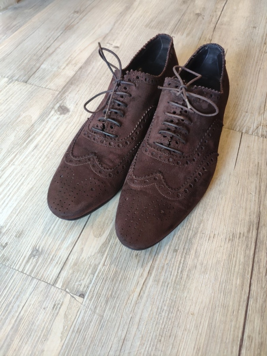 Gianni Barbato - UNIQUE! Perforated brogues.Like Saint Laurent or Dior - 2