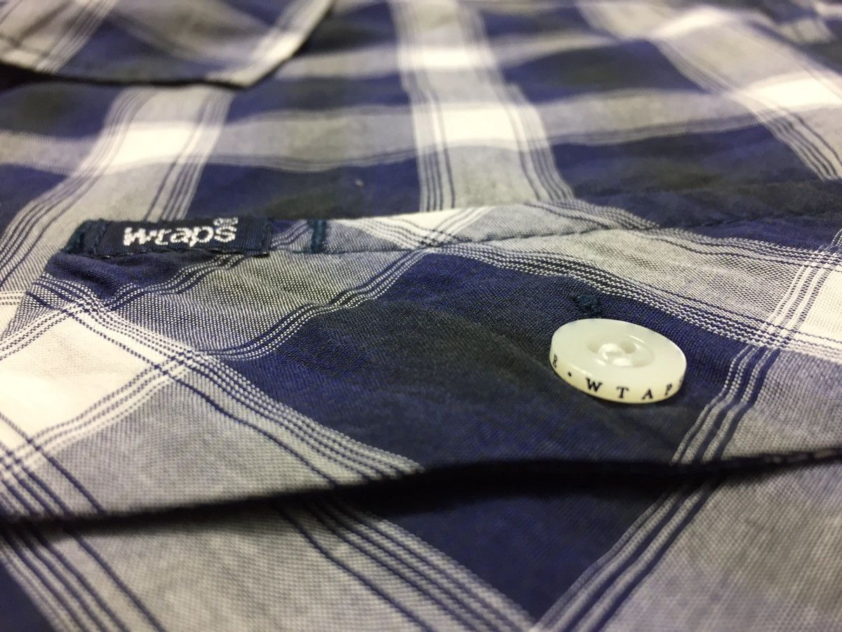 Wtaps Double Pocket Checkered Buttons Up Shirt - 7