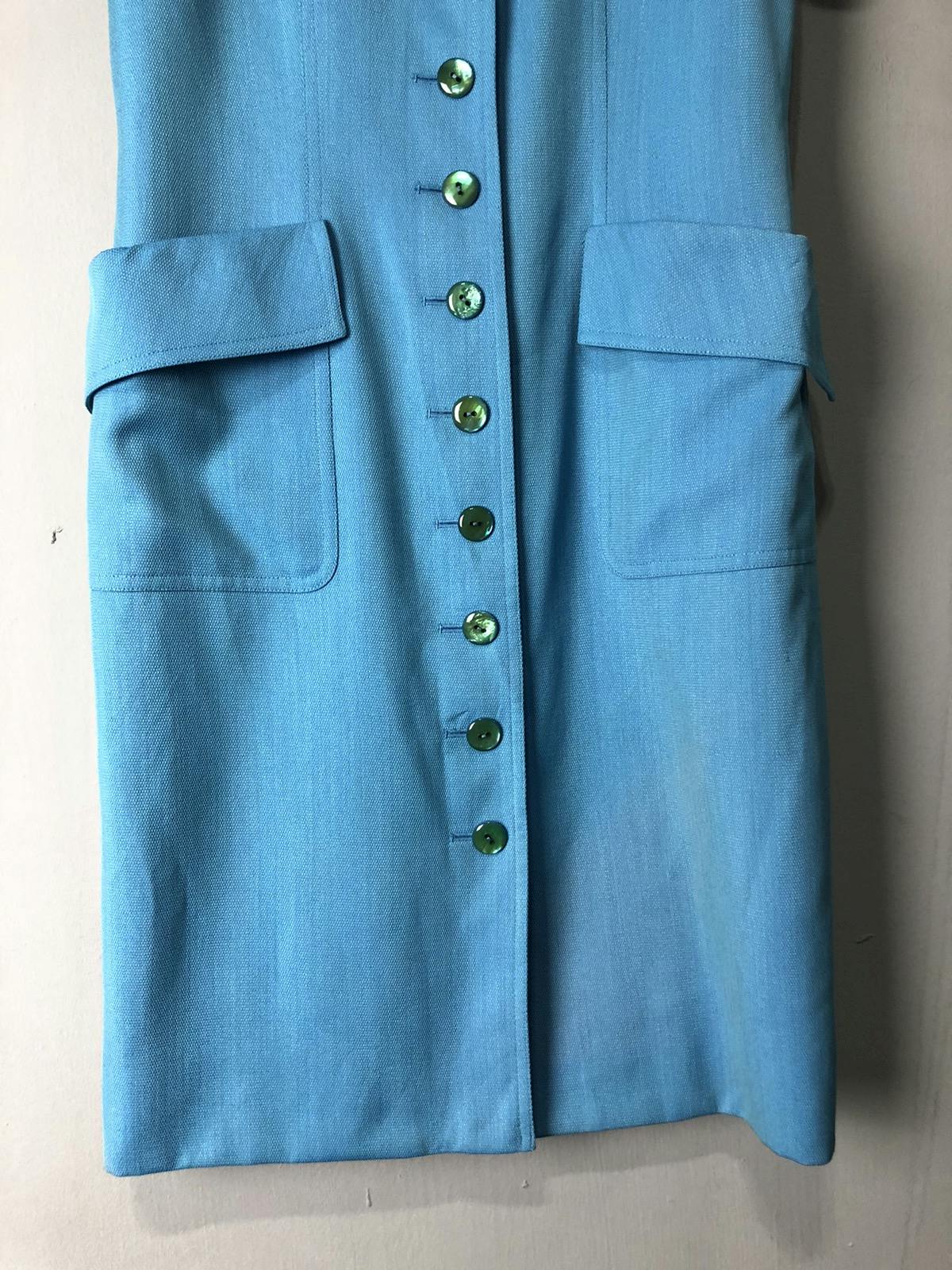 Vintage Christian Dior short sleeve midi dress - 4