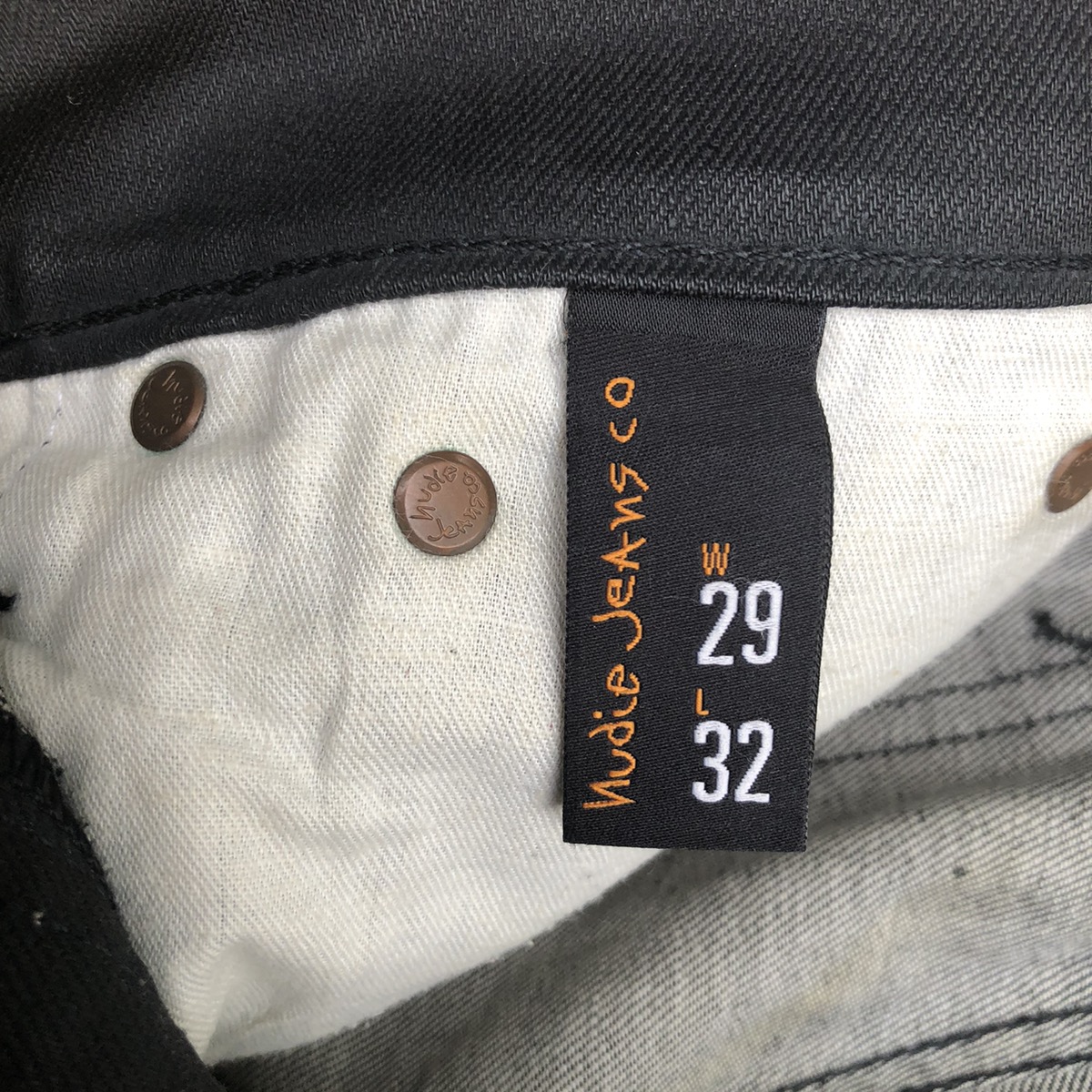 Nudie jeans slim Jim dry black coated Travis Scott - 7