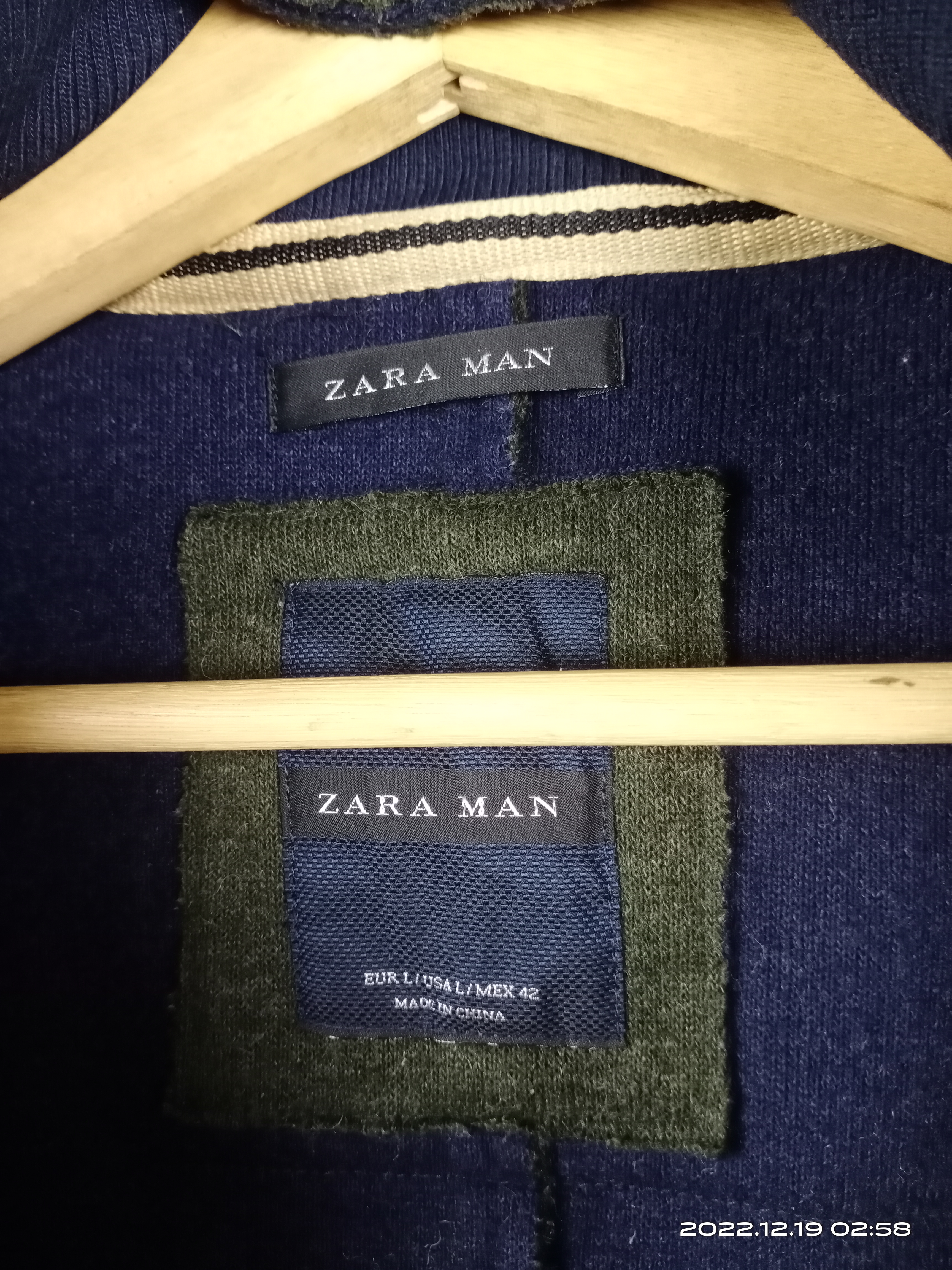 Zara - 💥RARE💥Zara Man Wool Hooded Jacket Nice Design - 9