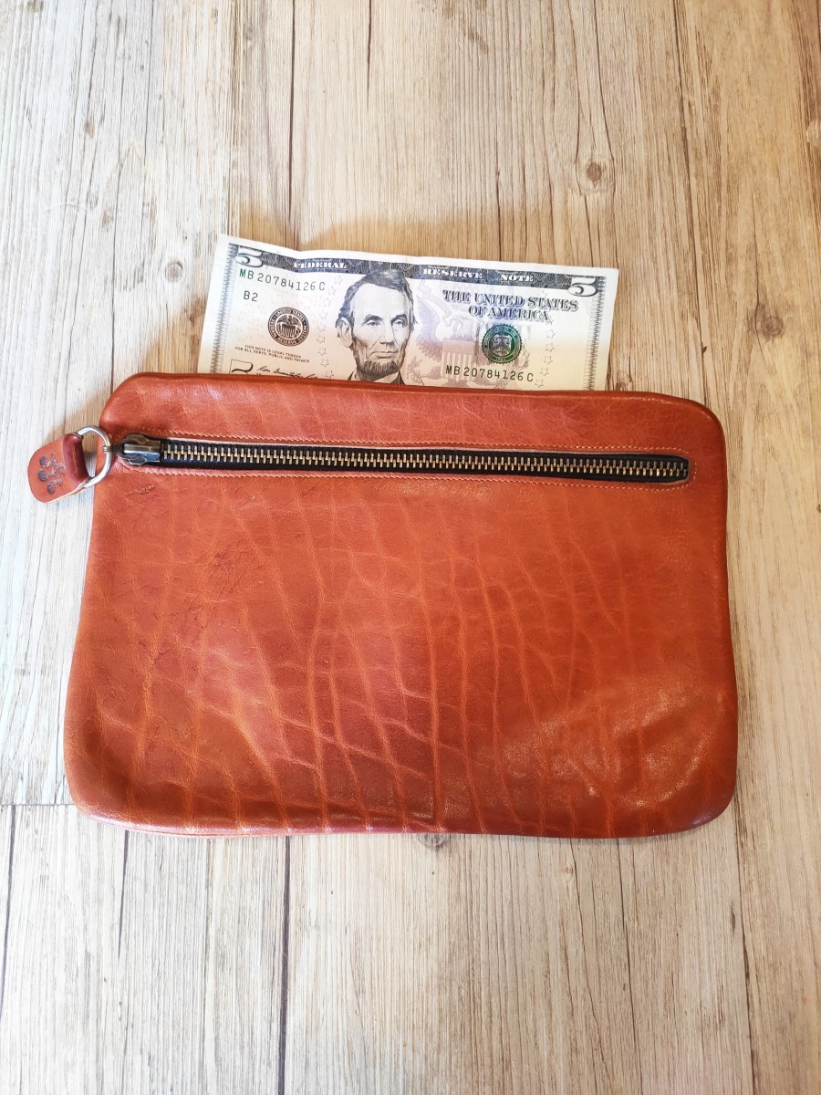 Maxim Sharov - Boiled leather clutch.Like Guidi or Paul Harnden - 1
