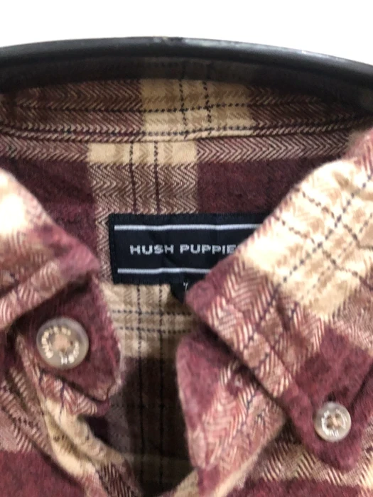 Hush Puppies - Vintage Hush Puppies Flannel Shirt 👕 - 4