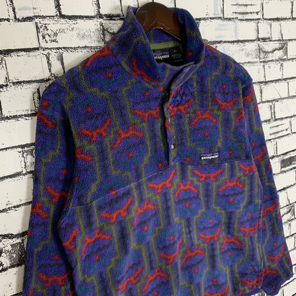 Vintage - Patagonia Fleece Sweatshirt Patagonia Pullover - 4