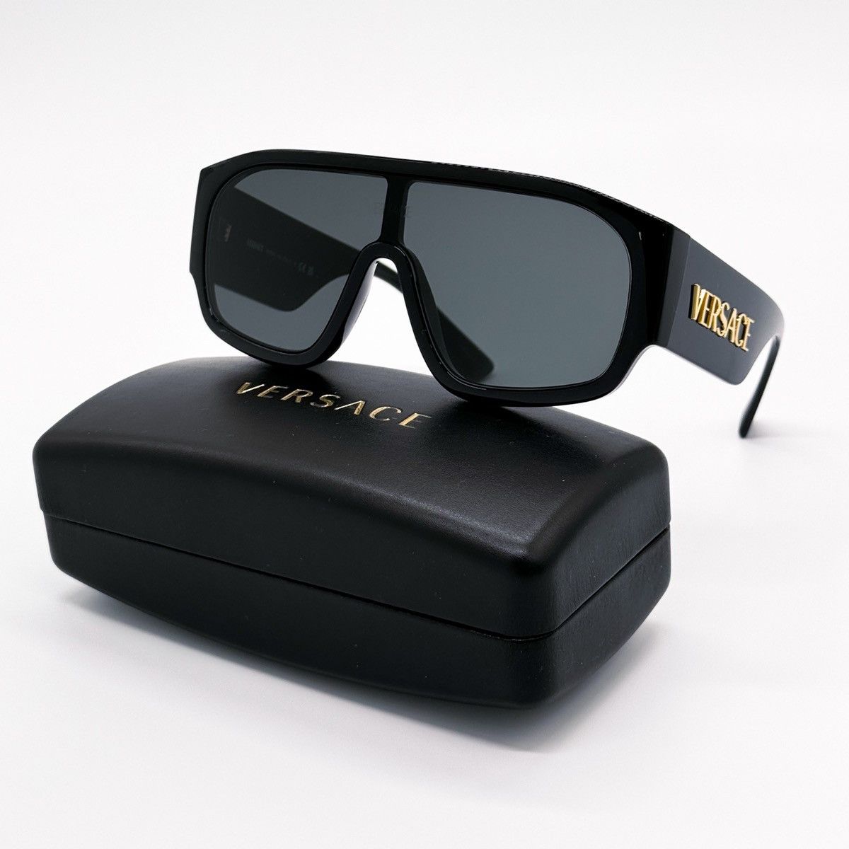 NEW VERSACE VE4439 GB1/87 BLACK MOD 4439 WOMEN SUNGLASSES - 1