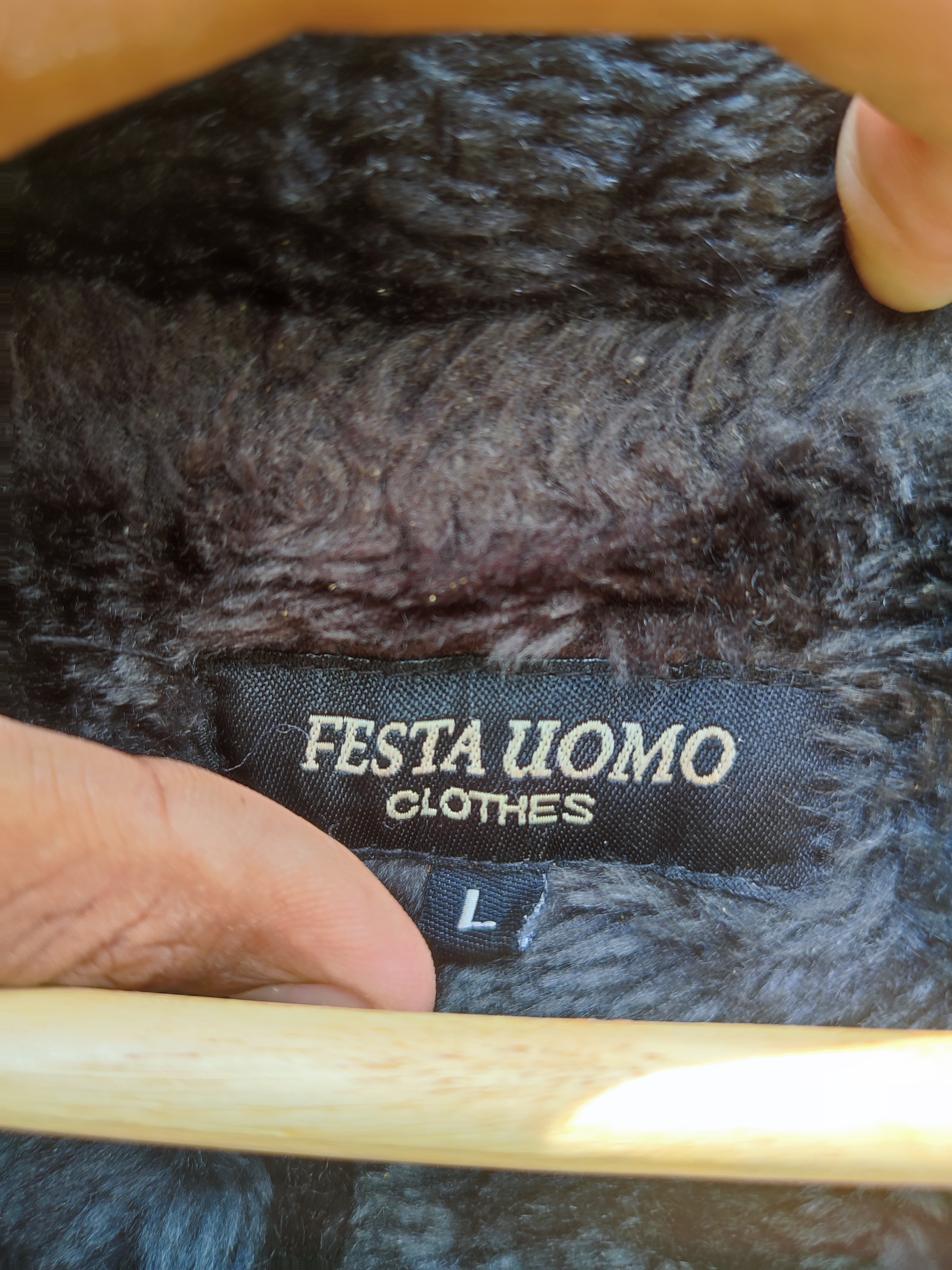Designer - Italian Designer Festa Uomo Synthetic Leather Jacket - 4