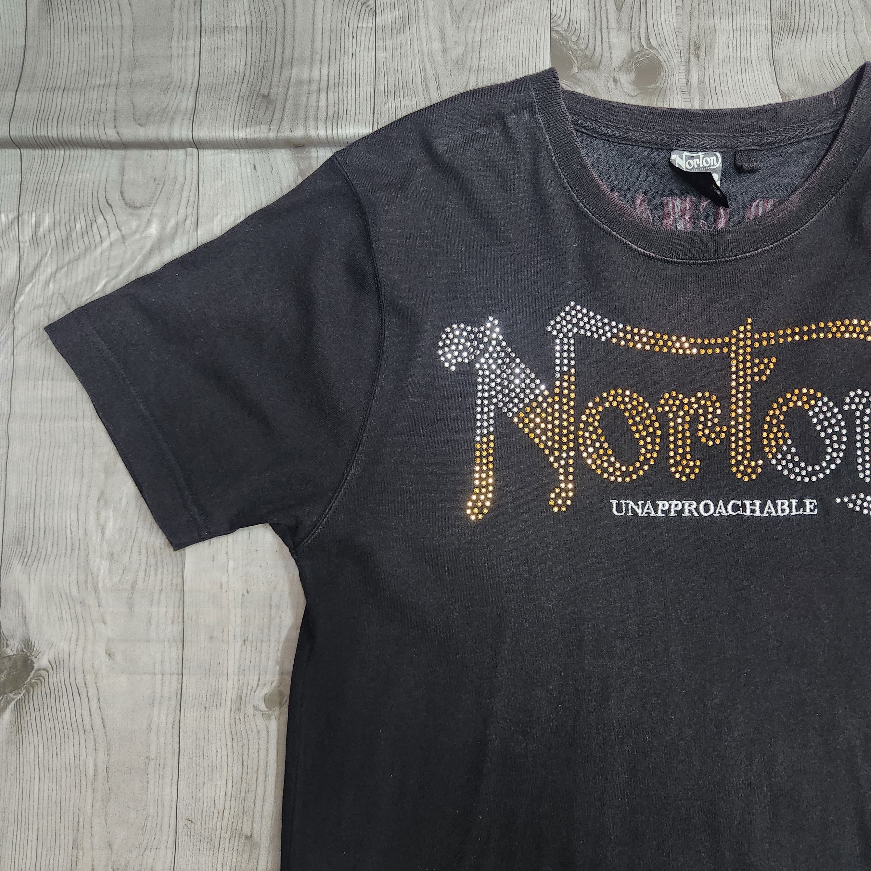 Racing - Vintage Norton Bling Bling Big Logo TShirt - 6