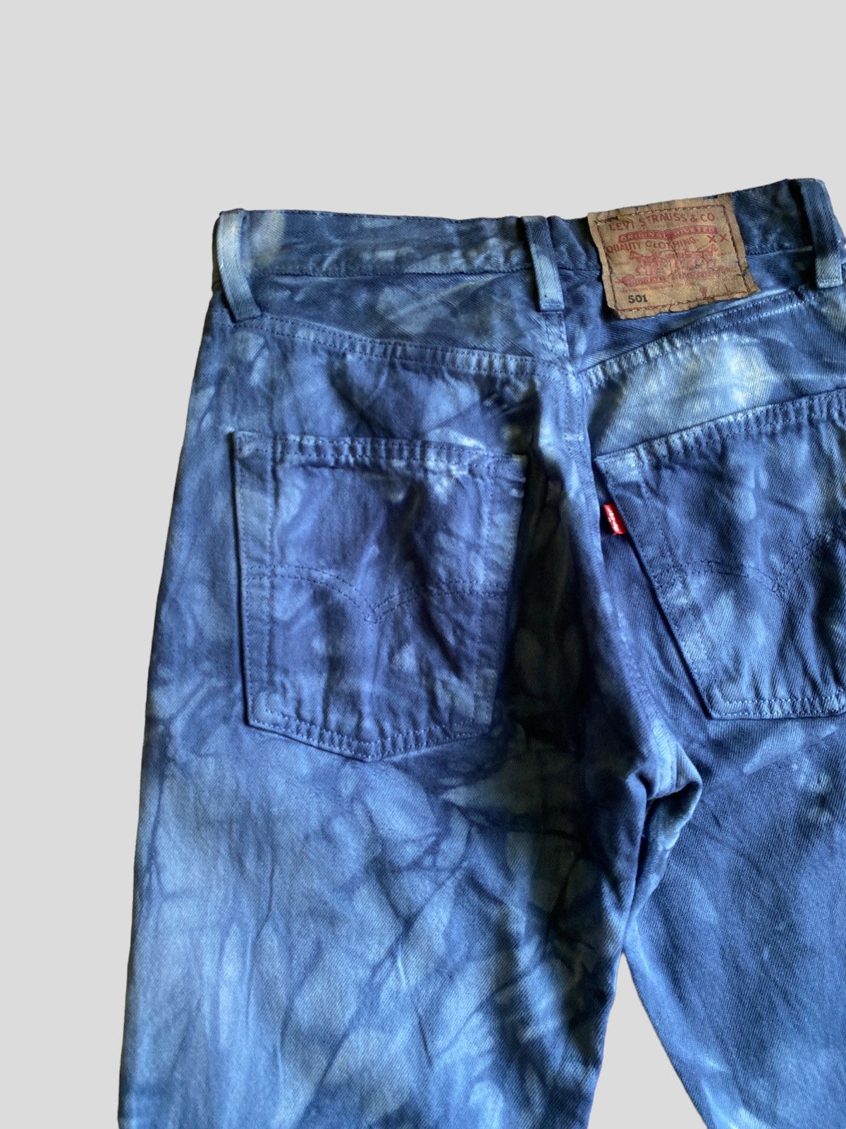 Vintage 90s Levi's 501 Tie Dye Denim - 10