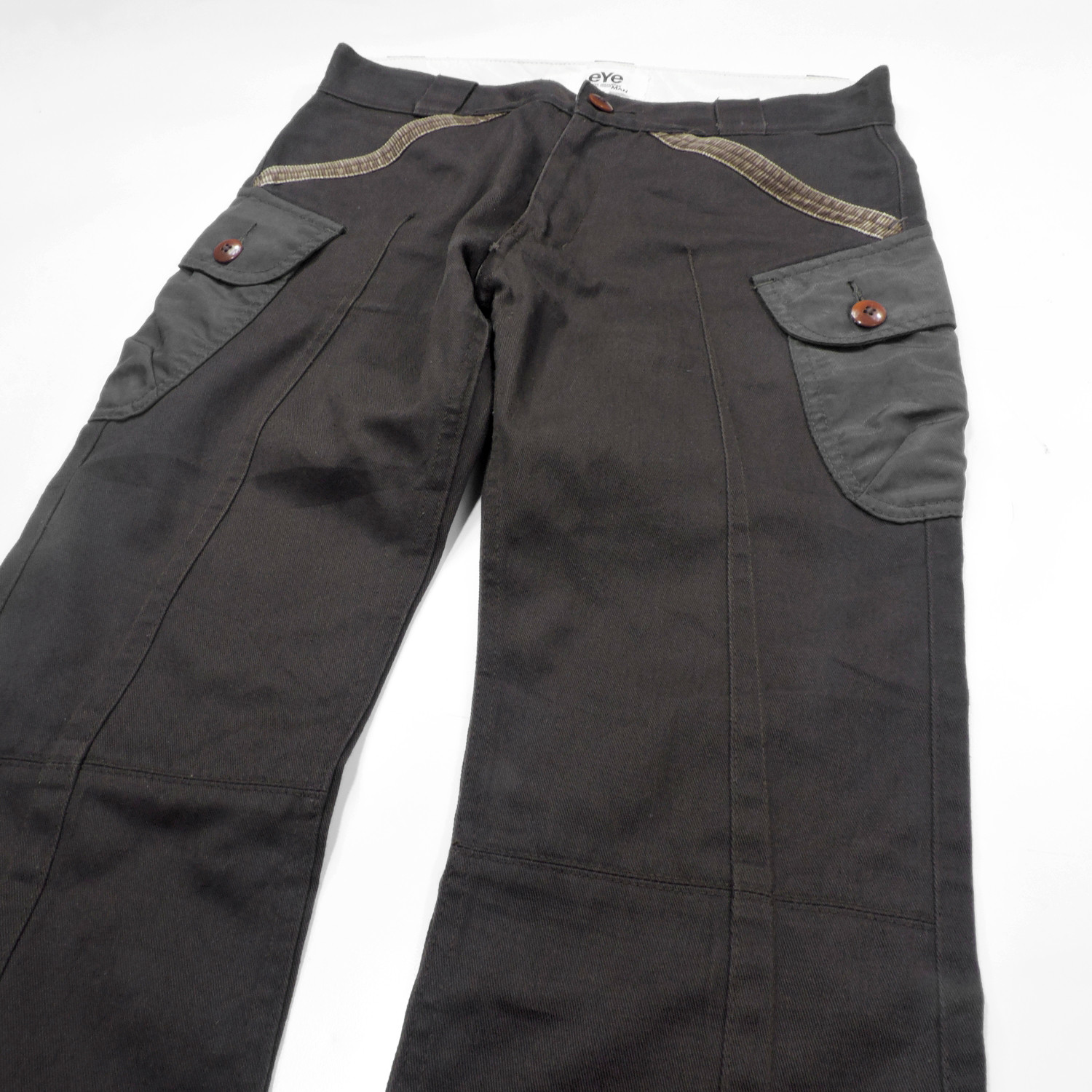 EYE JUNYA WATANABE COMME DES GARÇONS MAN X DICKIES HYBRID BUCKLEBACK CARGO WORK PANTS - 8