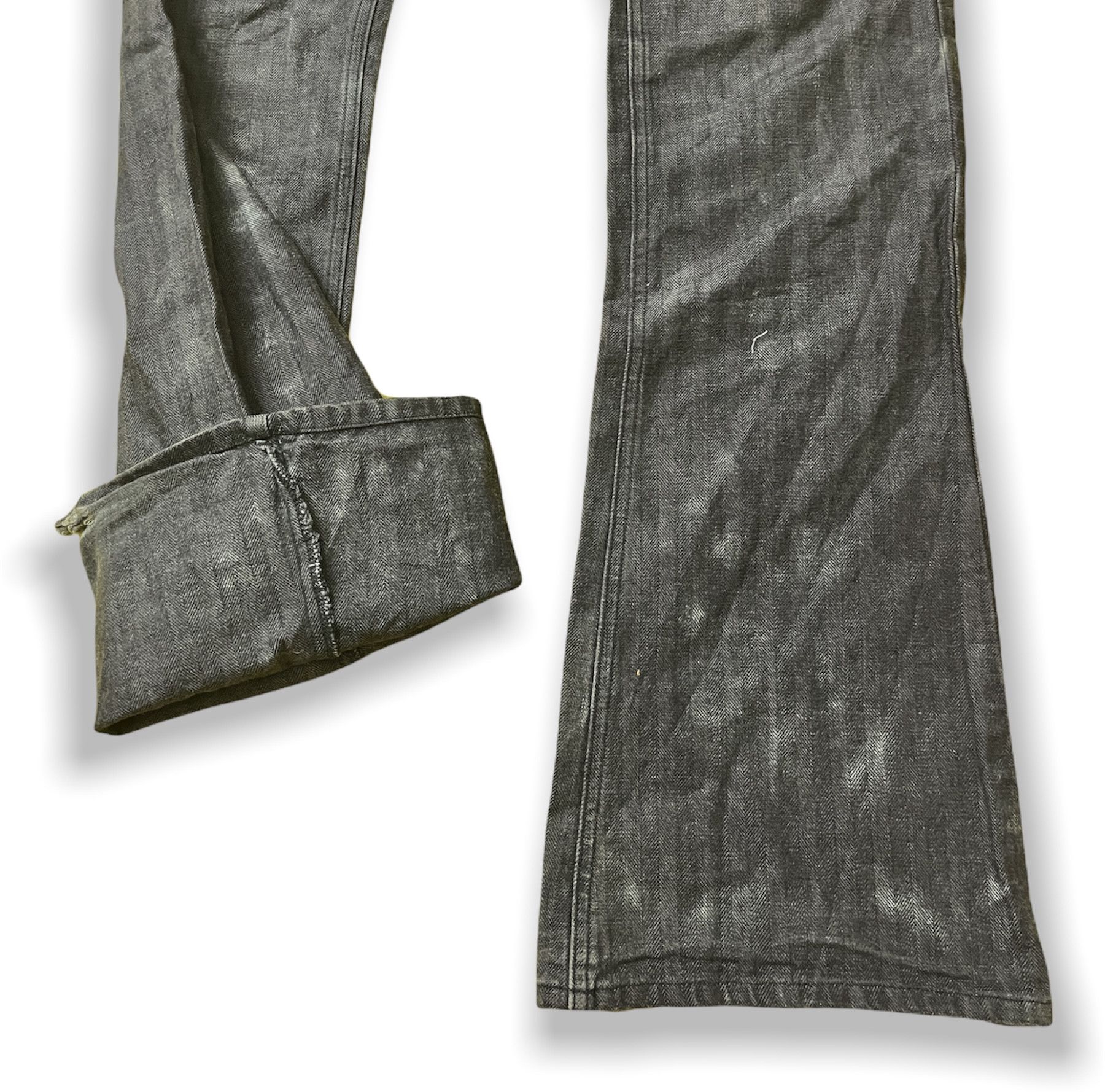 Japanese Brand - Distressed EDGE RUPERT Flare Denim Jeans HISTERIC STYLE - 9