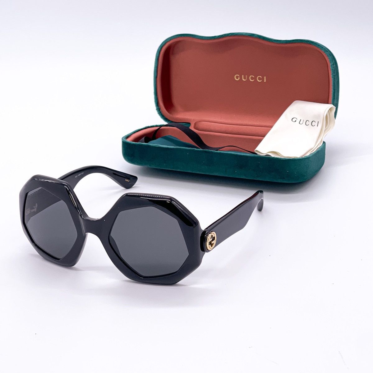 NEW GUCCI GG1242S 001 WOMEN SUNGLASSES GUCCI GG1242S BLACK - 7