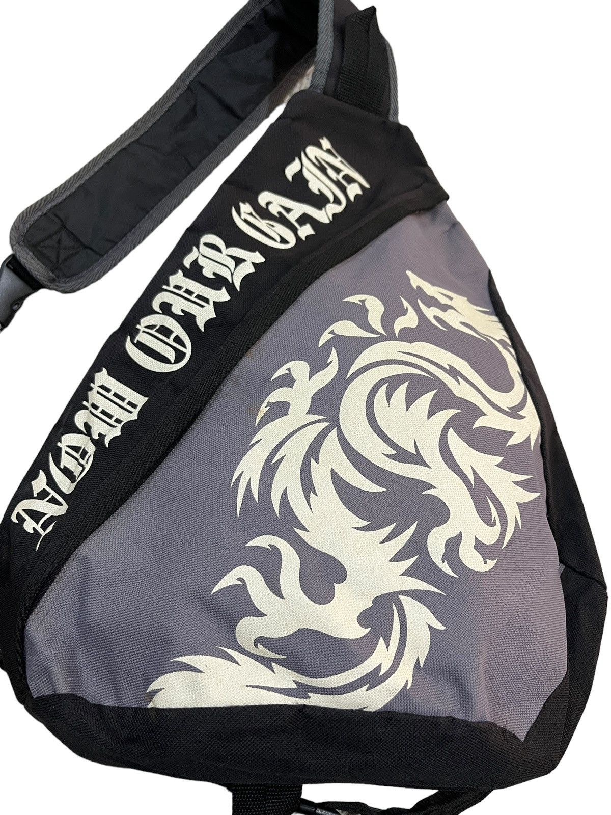 Japanese Brand - Vintage Dragon Tattoo Crossbody Bag - 3