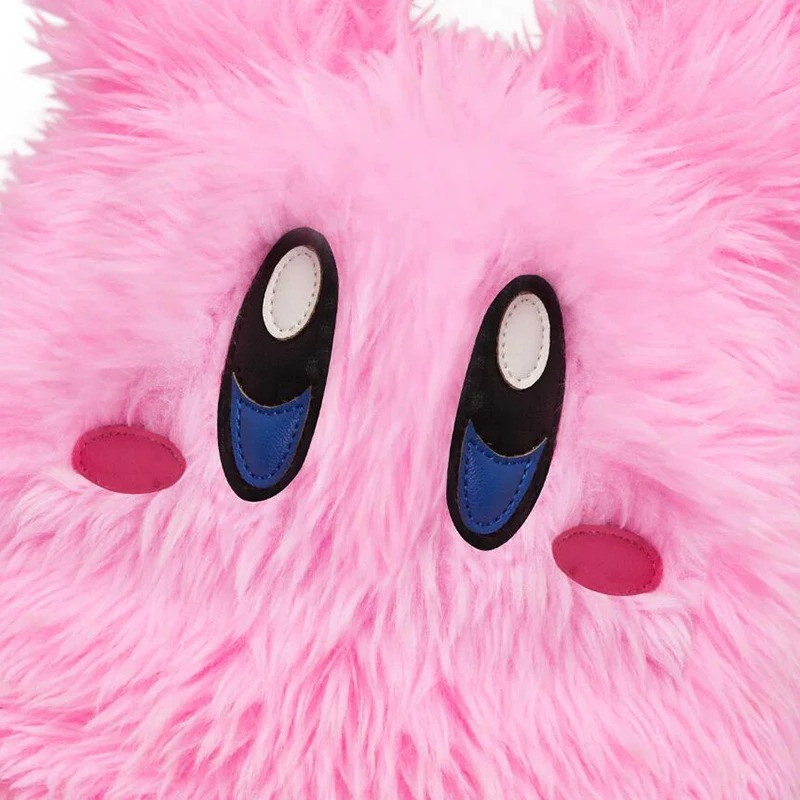 Japanese Cartoon Anime Kirby Beanie Hat Pink Hat Cute Y2K Warm Earflap Cap - 5