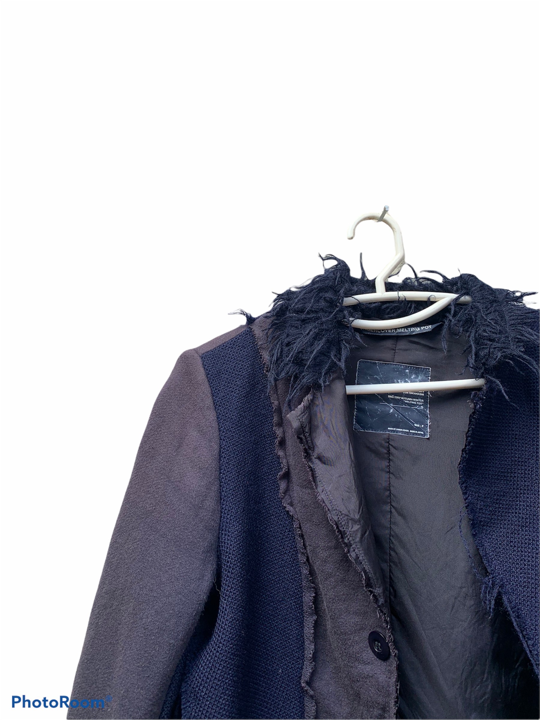 Vintage Undercover 00 Melting Pot Fur Cardigan - 9