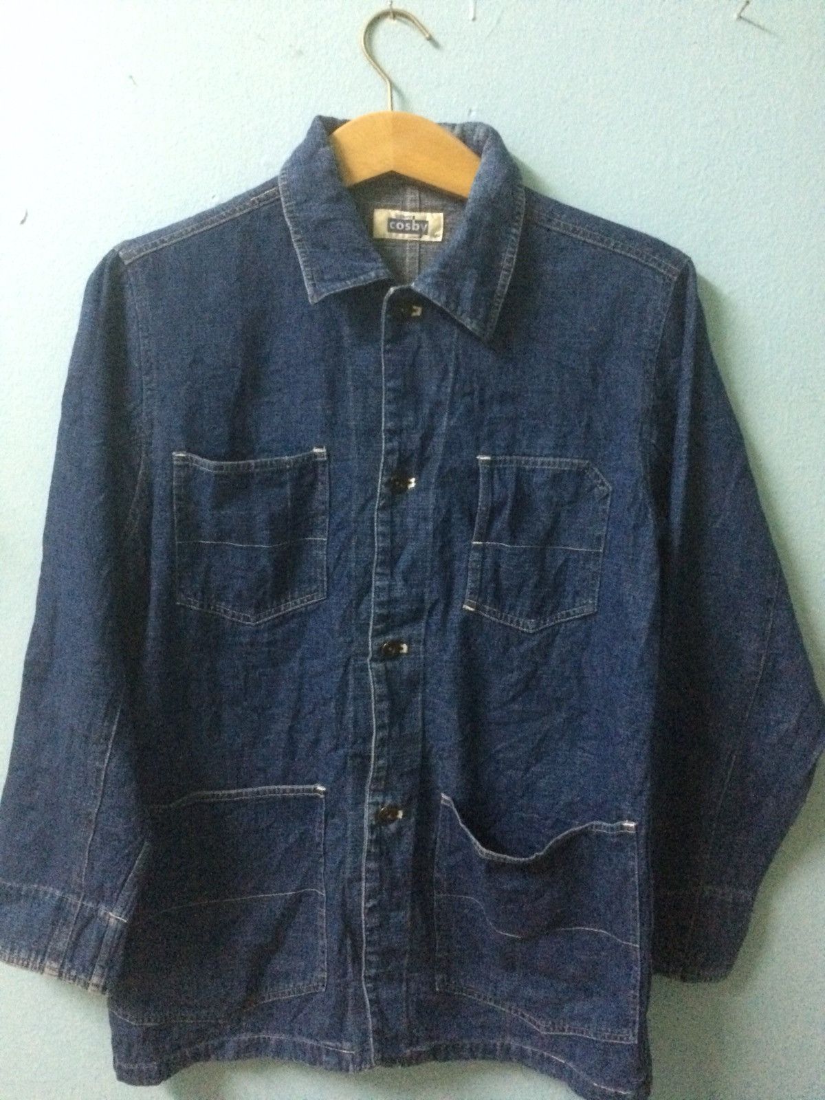 Vintage Gerry Cosby Indigo Chore Denim Jacket - 4