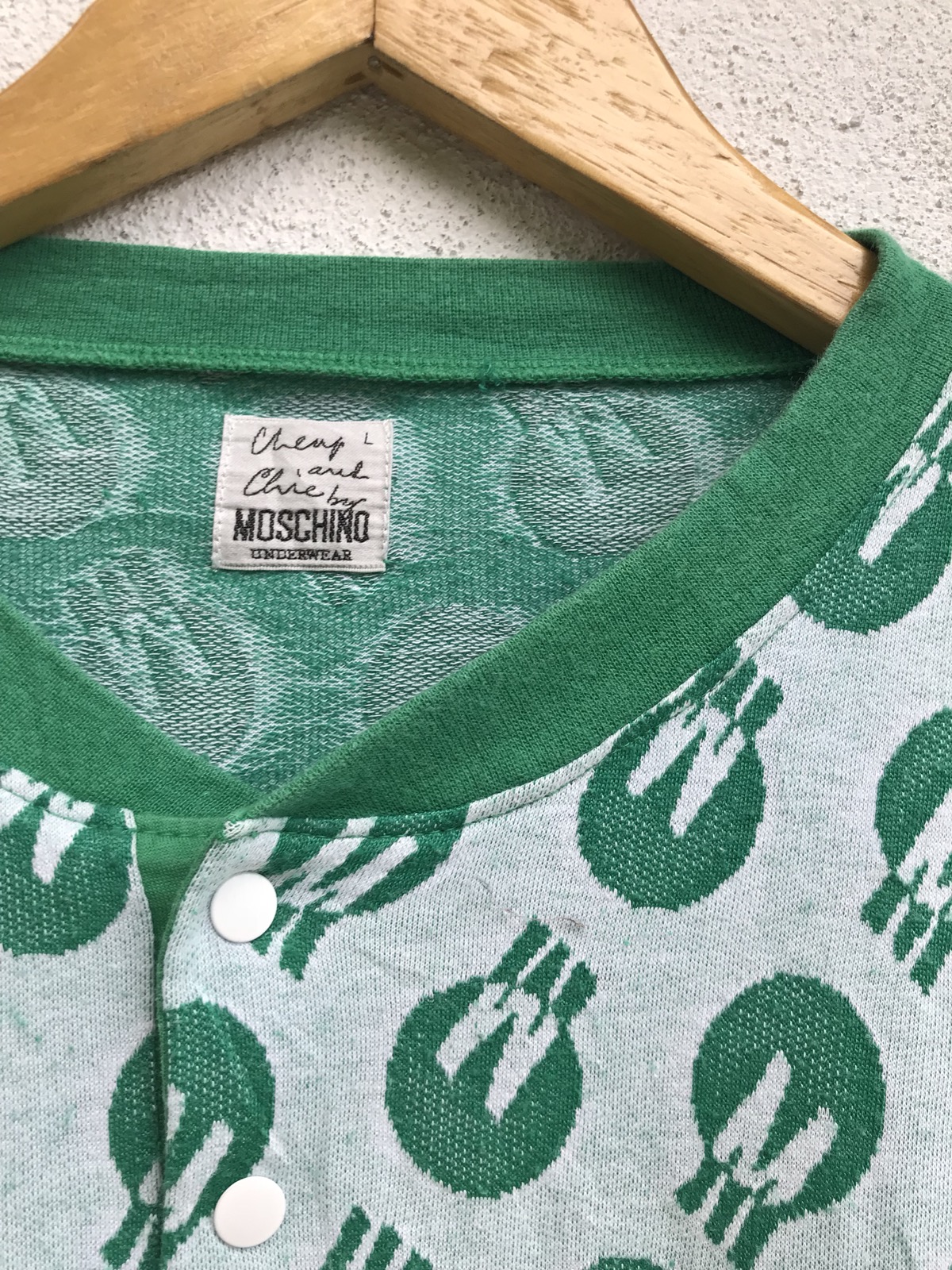 Mochino Cheap & Chic Fullprinted Polka dots Knit Sweatshirt - 7