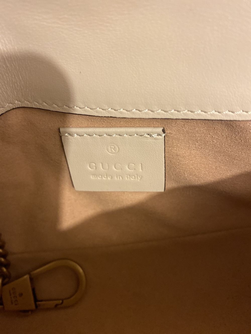 Woman Bag GUCCI Leather Super Mini White. - 7