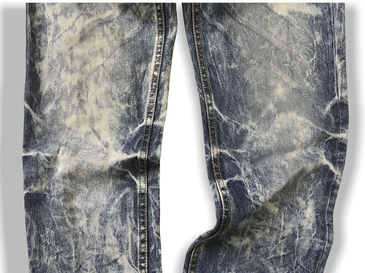 Vintage - INTERROGATION BLEACH DENIM JEANS AVANT GARDE - 8