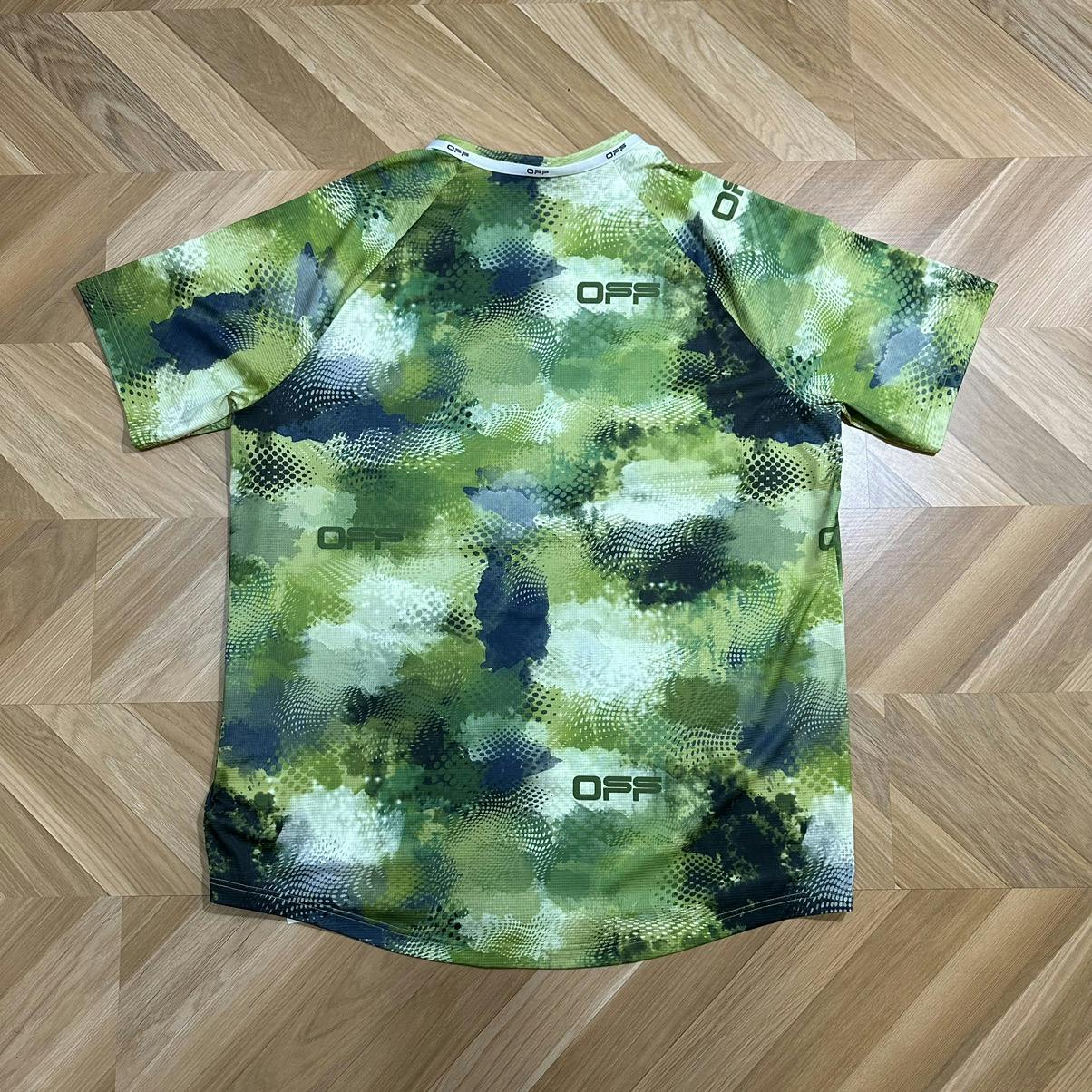 Off White Active Camo Print Jersey - 14