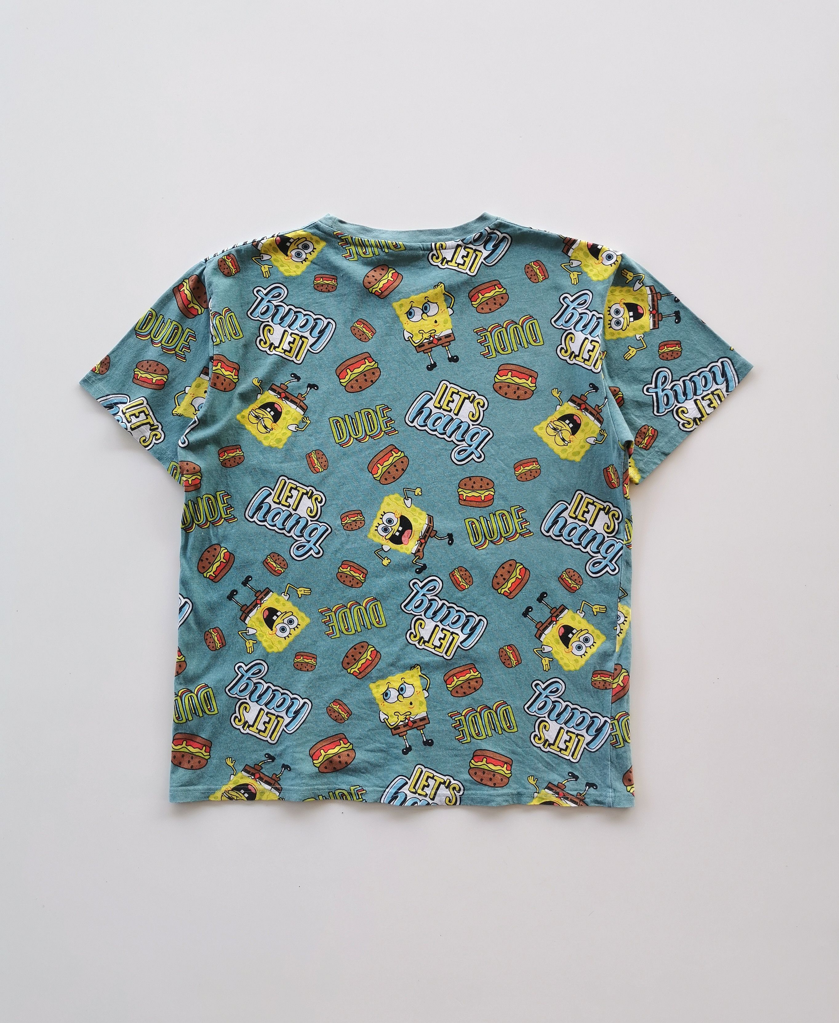 Spongebob Squarepants Cartoon Full Print Tshirt - 7