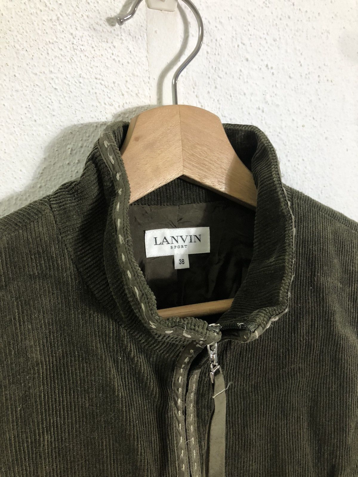 Vintage Lanvin Sport Corduroy Vest Jacket - 2