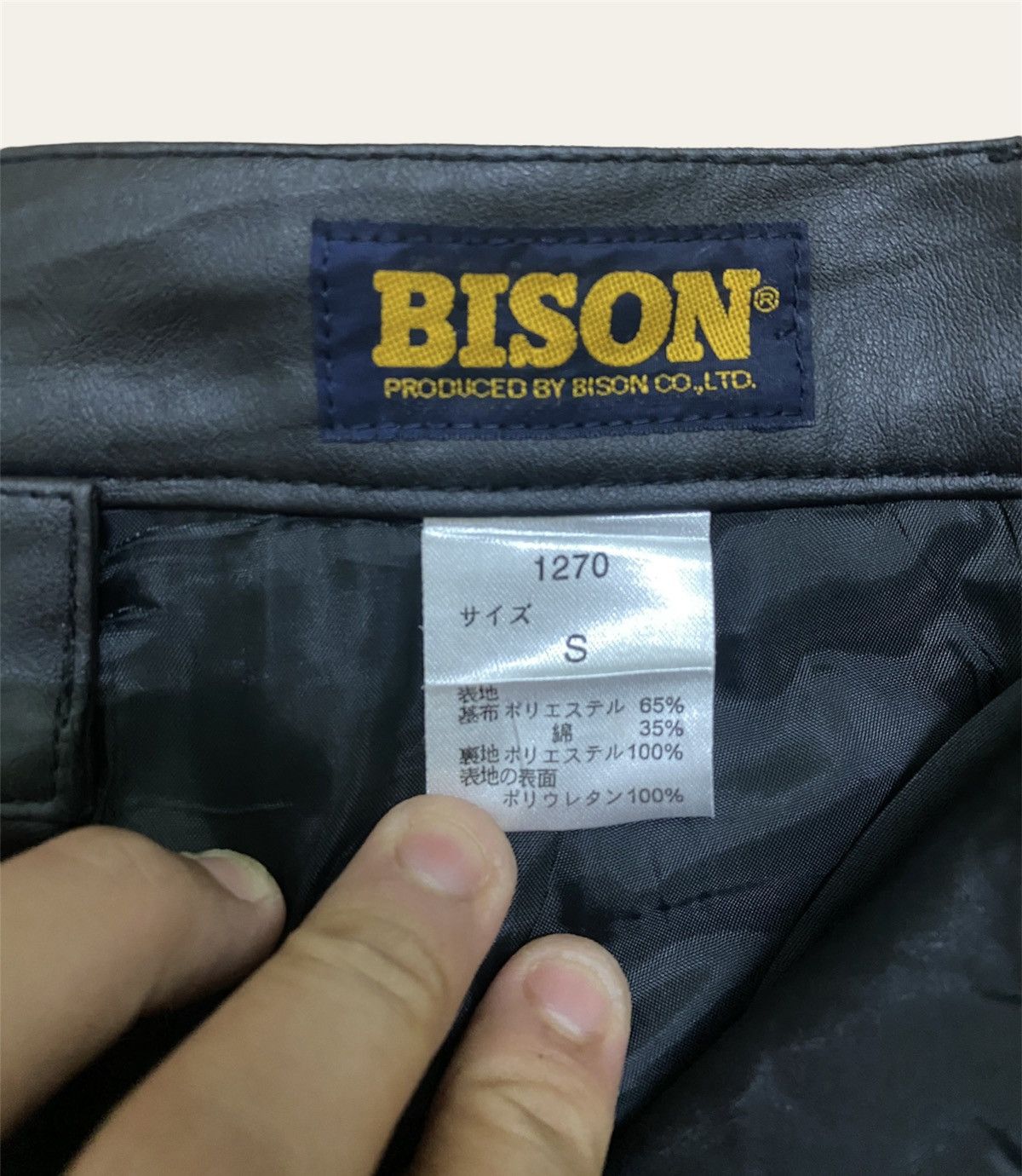 Japanese Brand - Vintage BISON Designer Pvc Pant - 7