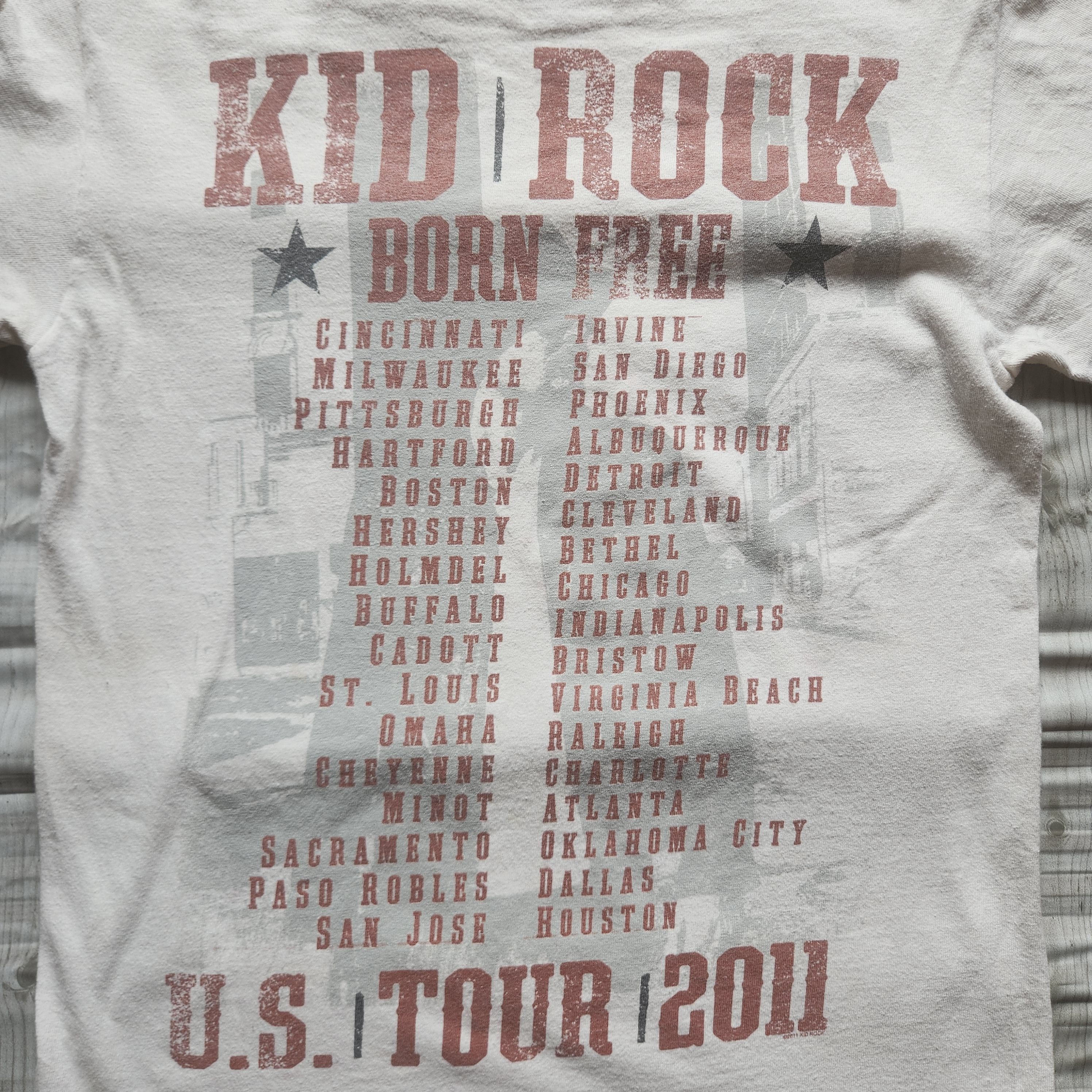 Band Tees - Kid Rock Born Free Tour TShirt Size S - 11