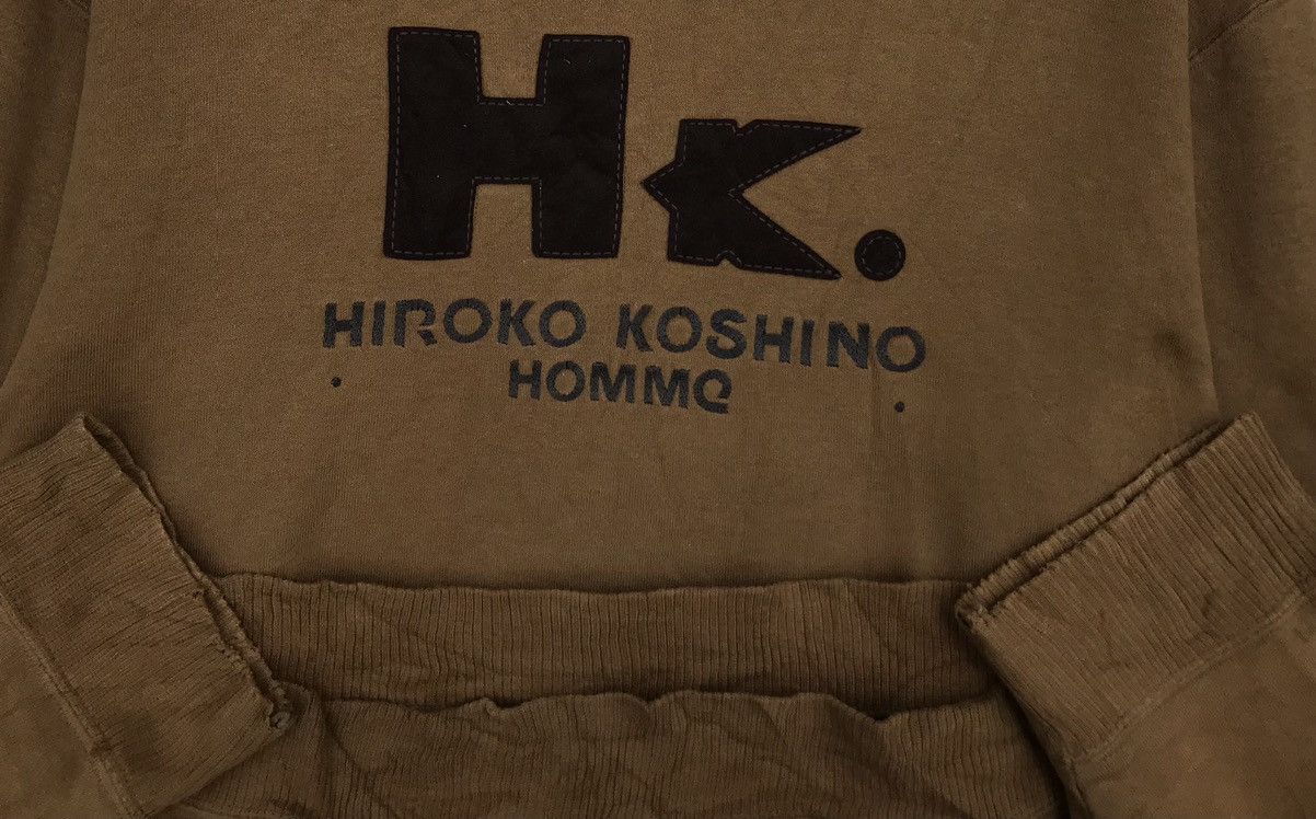 Distressed Denim - Hiroko Koshino Sweatshirt Hiroko Koshino Distressed Crewneck - 5