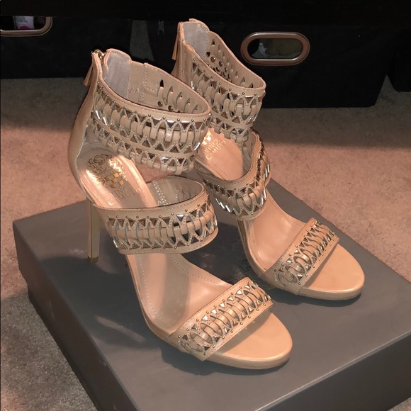 Vince Camuto Fancle Embellished Strappy Heels - 2