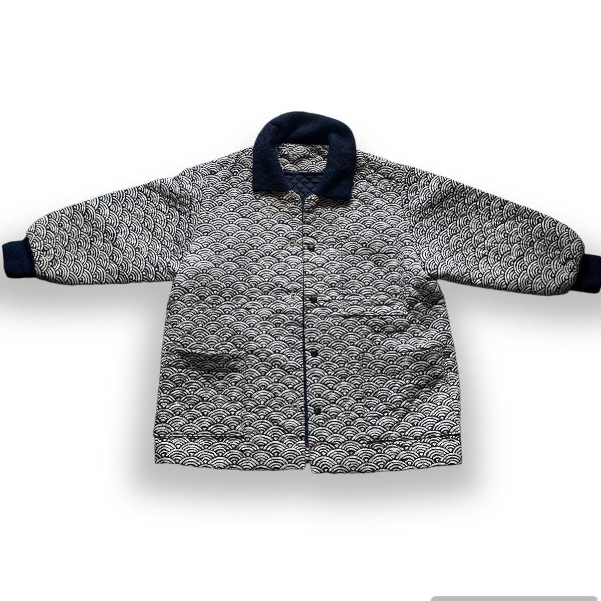 Vintage - Steals Quilted Sashiko Japan Sweater Winter - 19