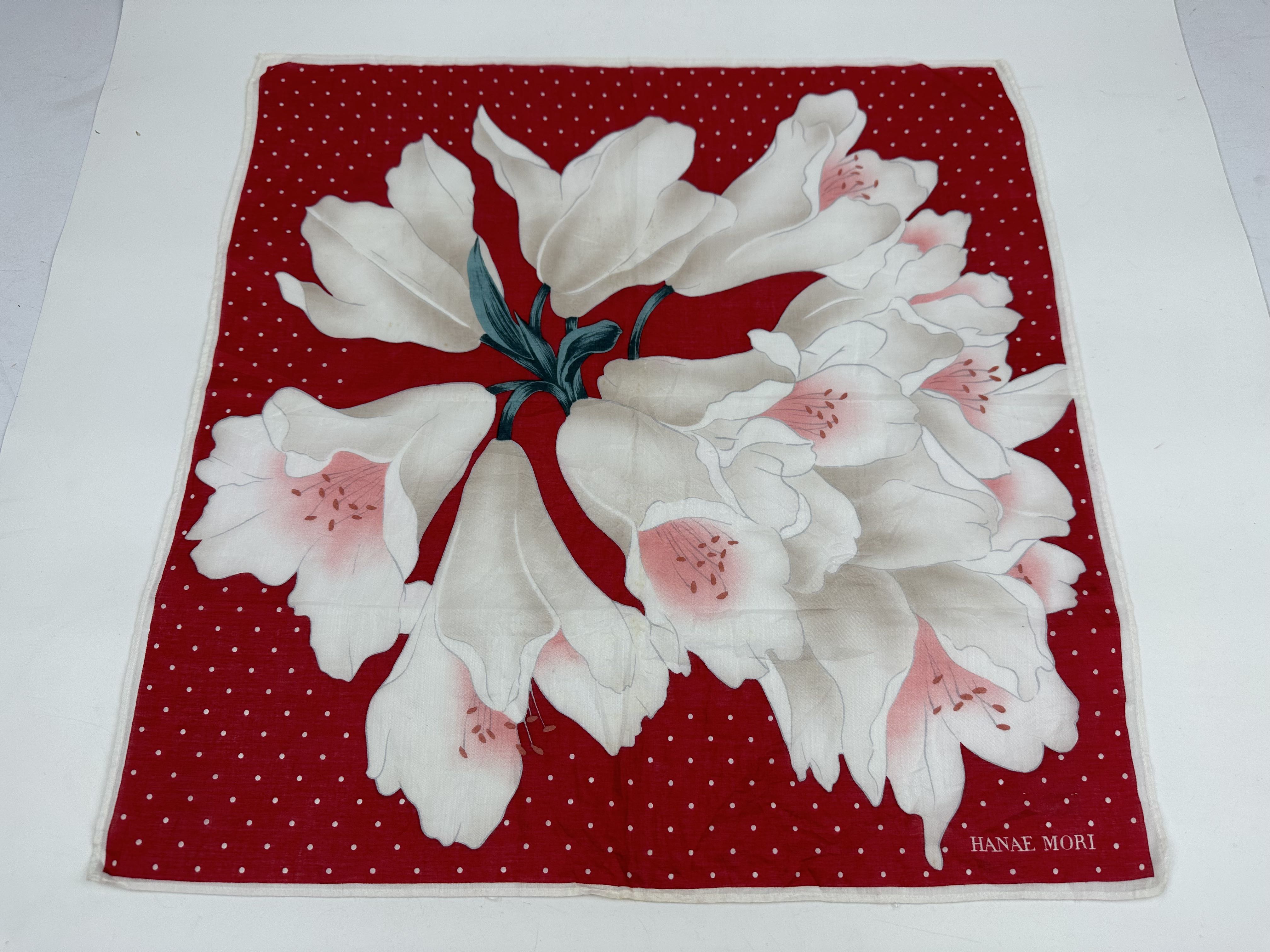 HANAE MORI HANDKERCHIEF POCKETSQUARE - ST1 - 2