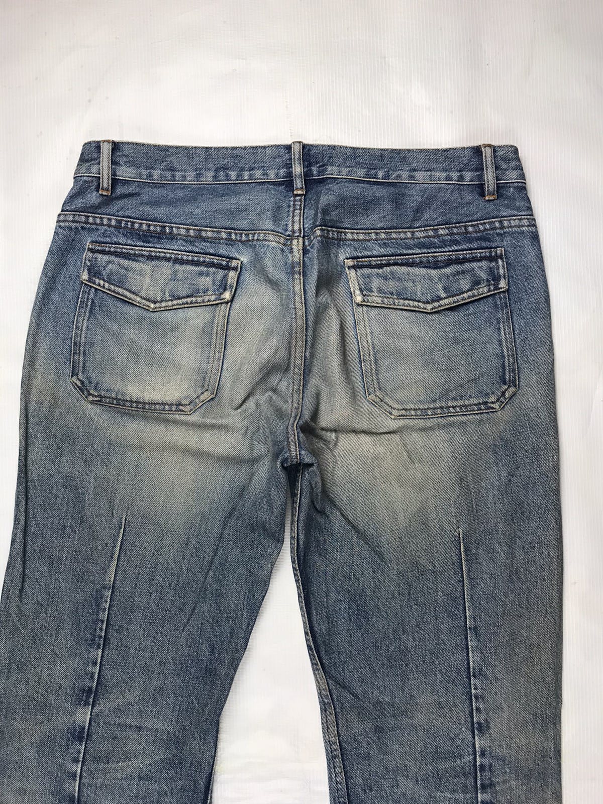 Rare!! A.P.C patch pocket distressed denim Made in Japan - 12
