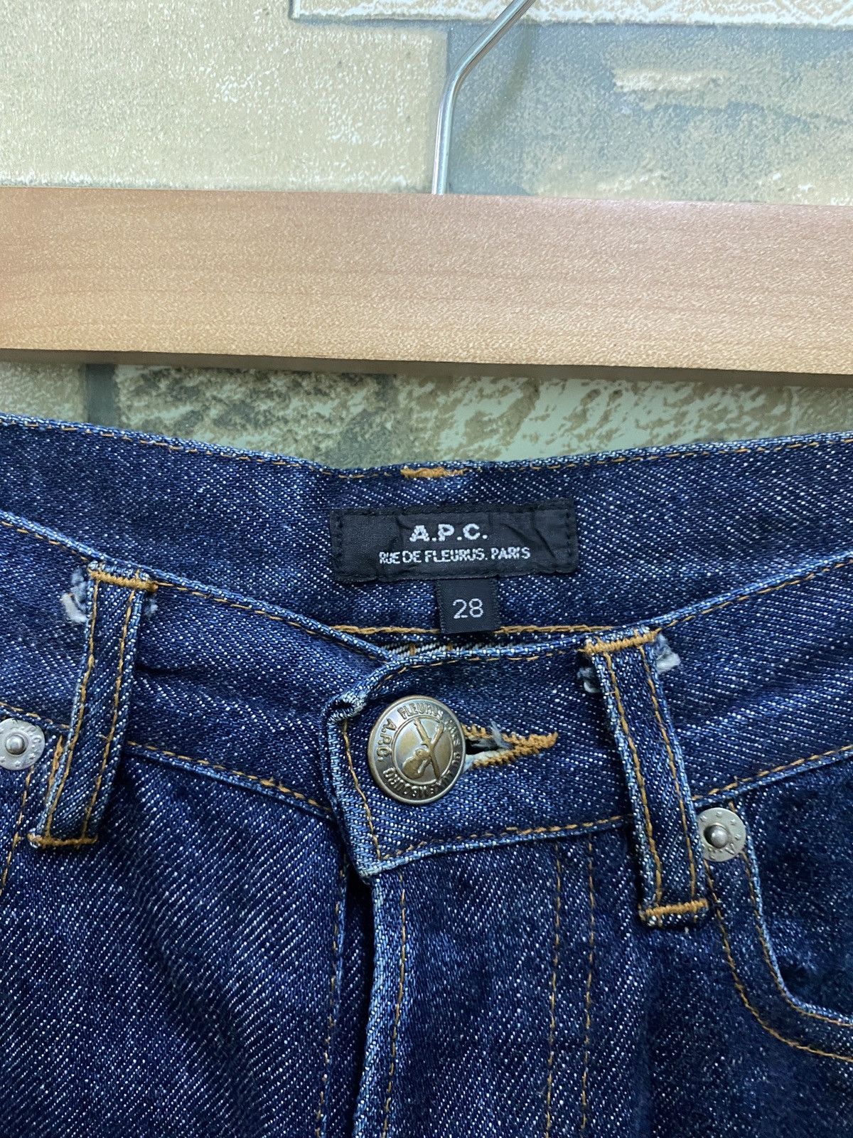 Vintage APC Reu De Fleurus Paris Selvedge Jeans - 9