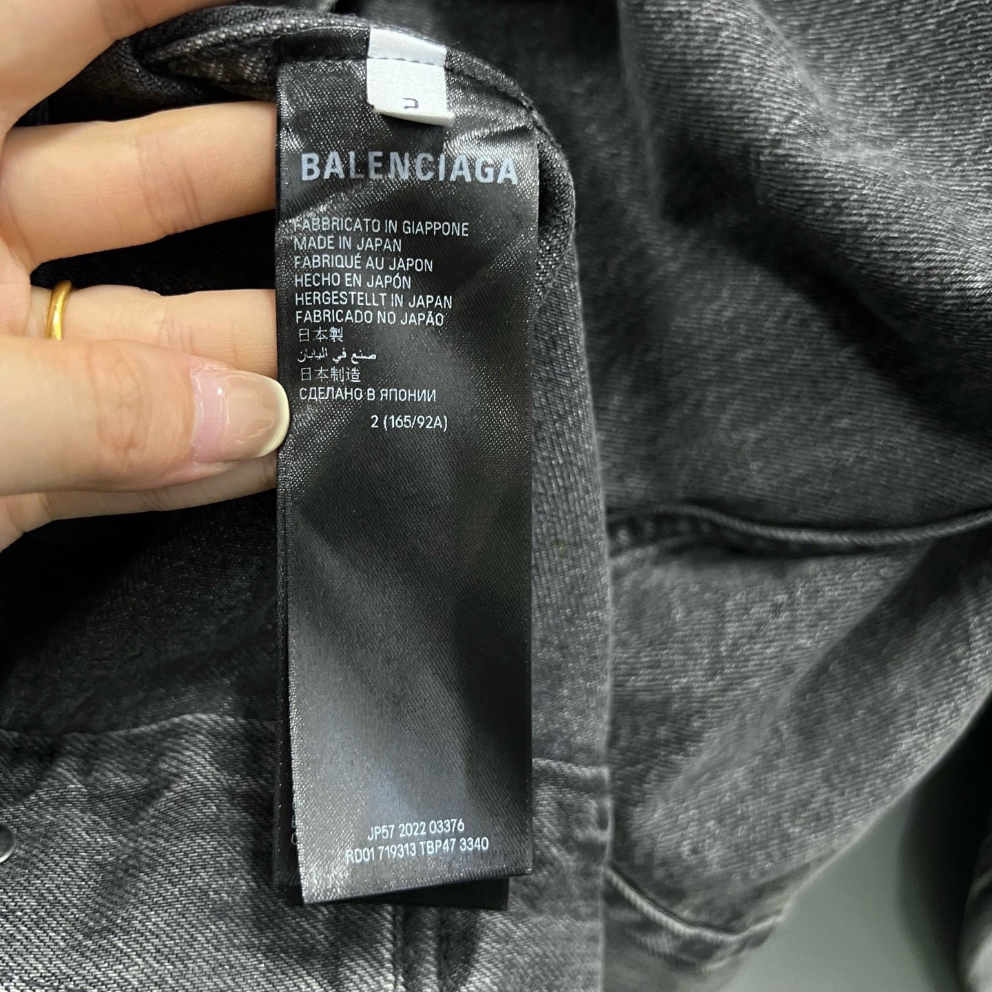 Balenciaga washed denim hoodie - 3
