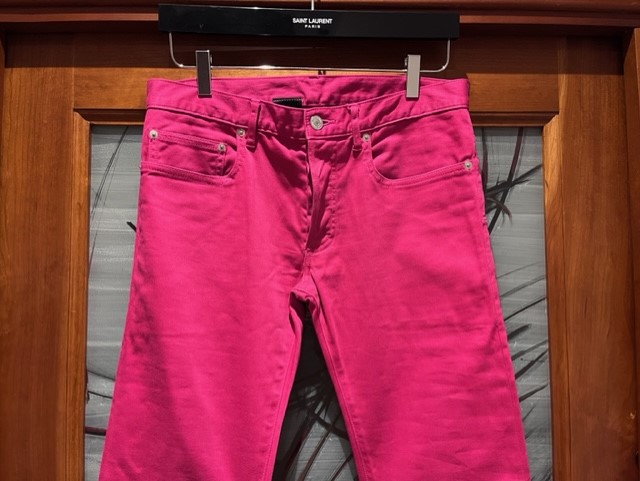 SS09 Dior Homme MIJ pink jeans sz 29