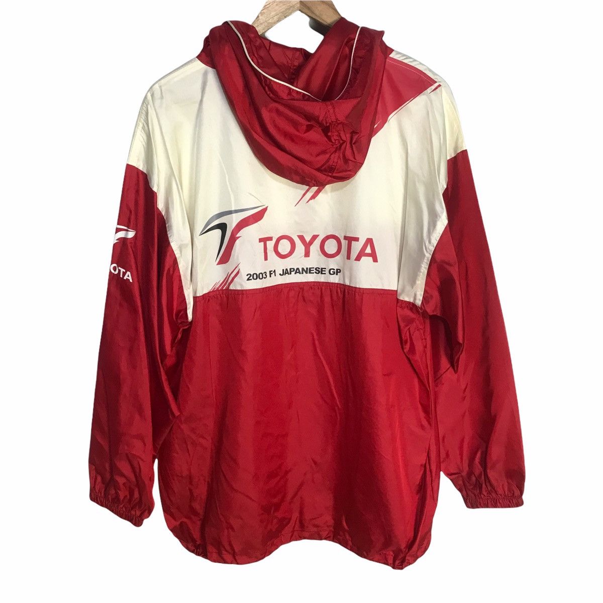 Japanese Brand - Toyota 2003 f1 japanese gp windbreaker jacket hoodie - 1