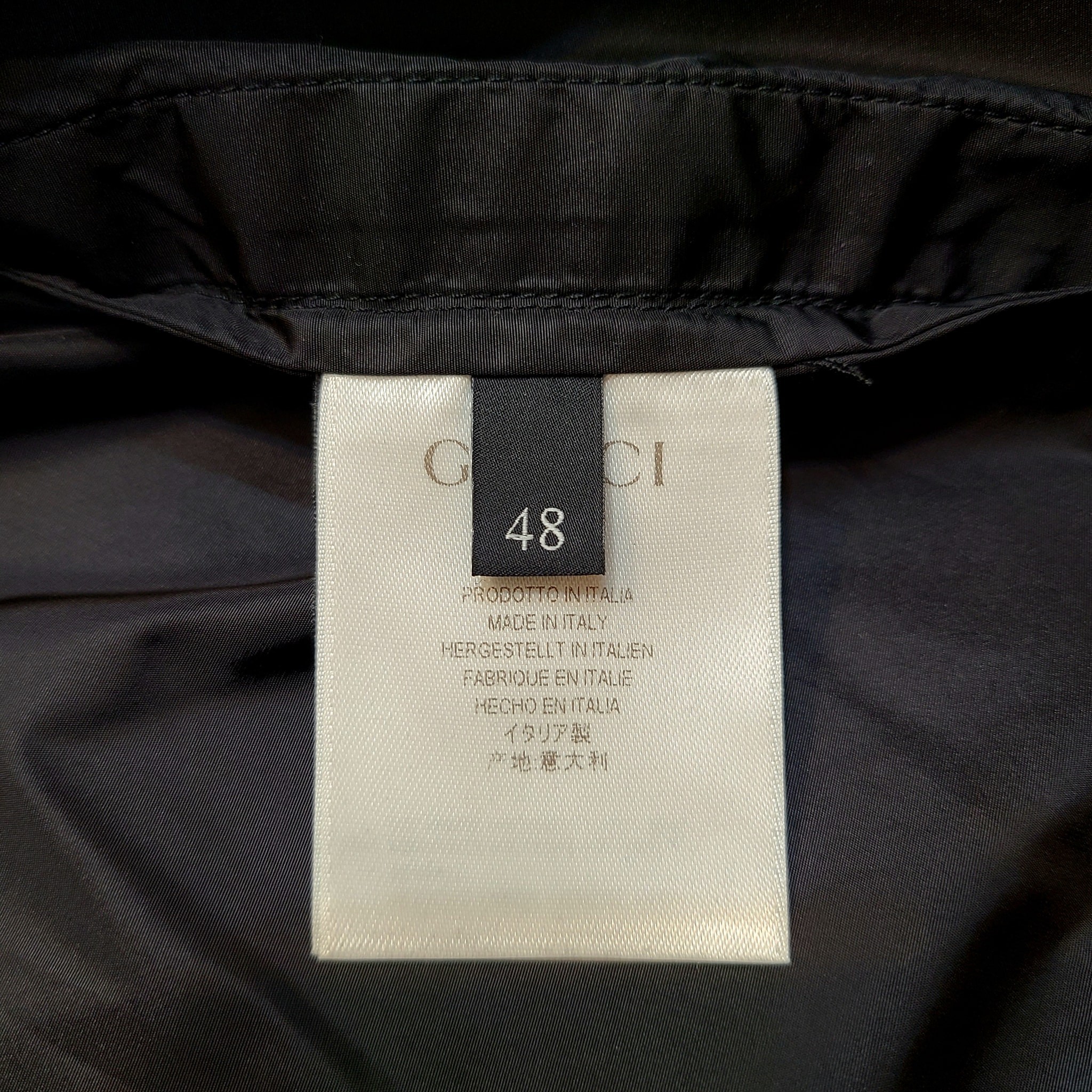 Gucci web two-way zipper blouson jacket - 4